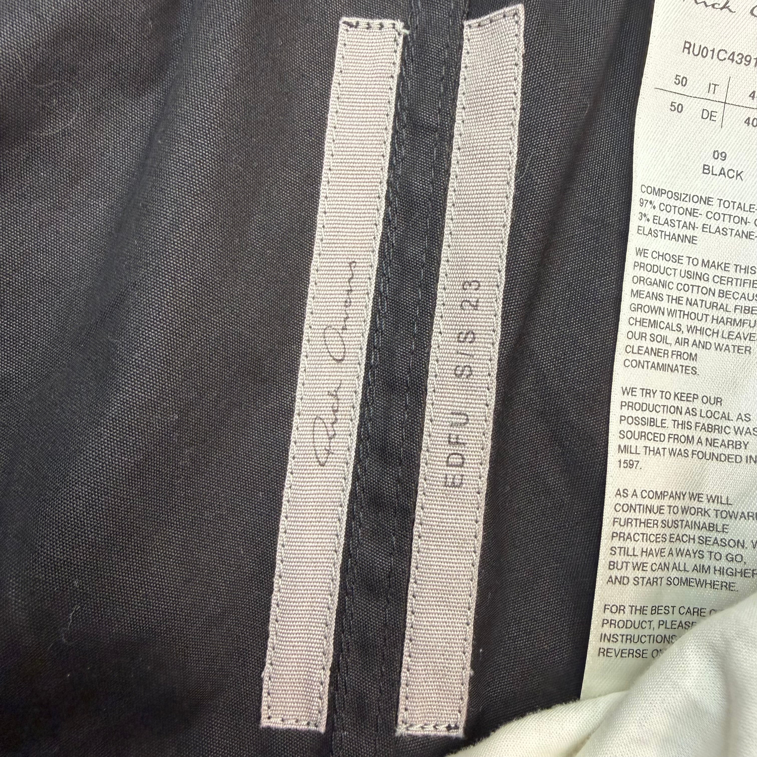 Rick Owens Bela Boxer Shorts Black