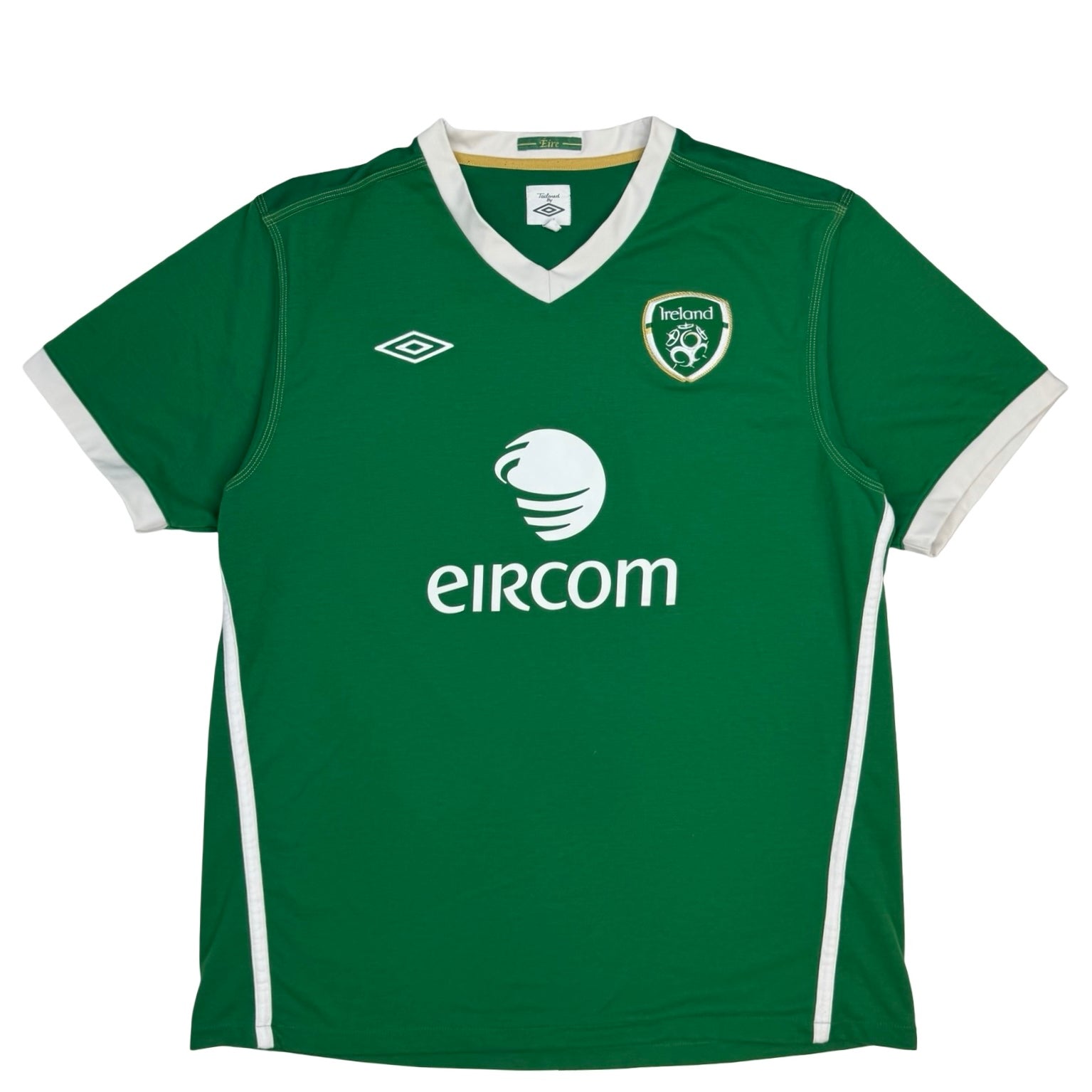 2010-11 Republic Of Ireland Home Shirt Green