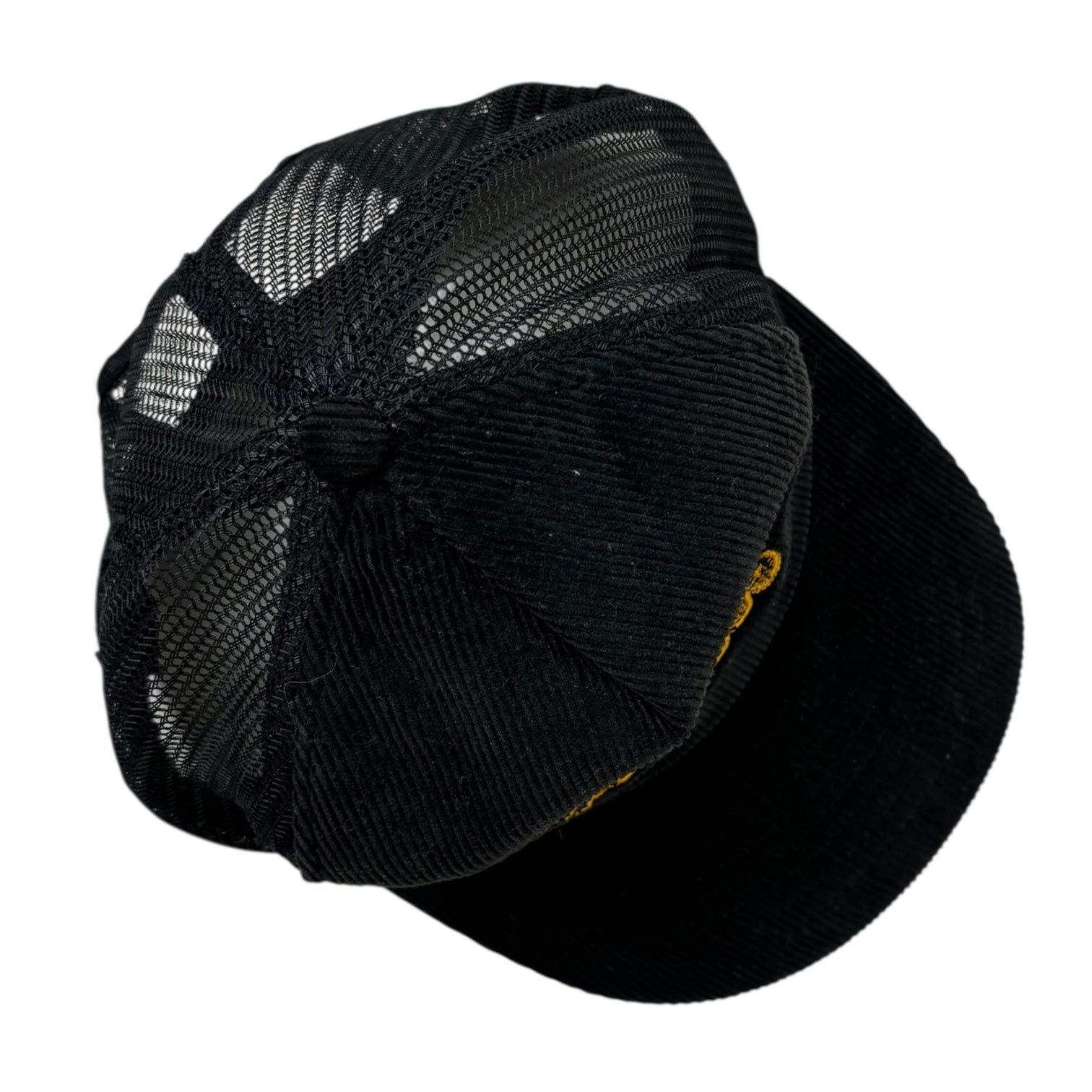 Vintage Coors Pro Rodeo Corduroy SnapBack Hat Black