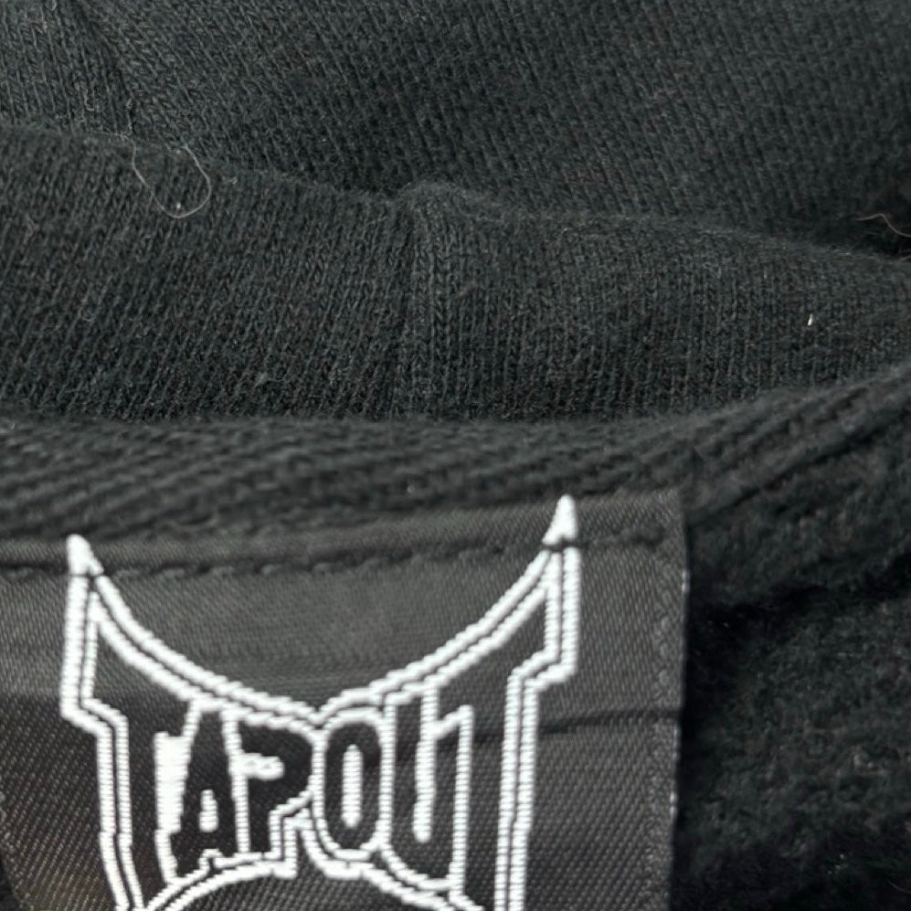 Vintage Tapout 'Bad For The Sport' Zip Up Hoodie Black