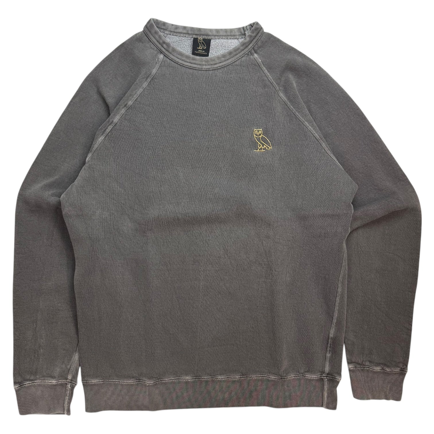 OVO Garment Dye Crewneck Grey