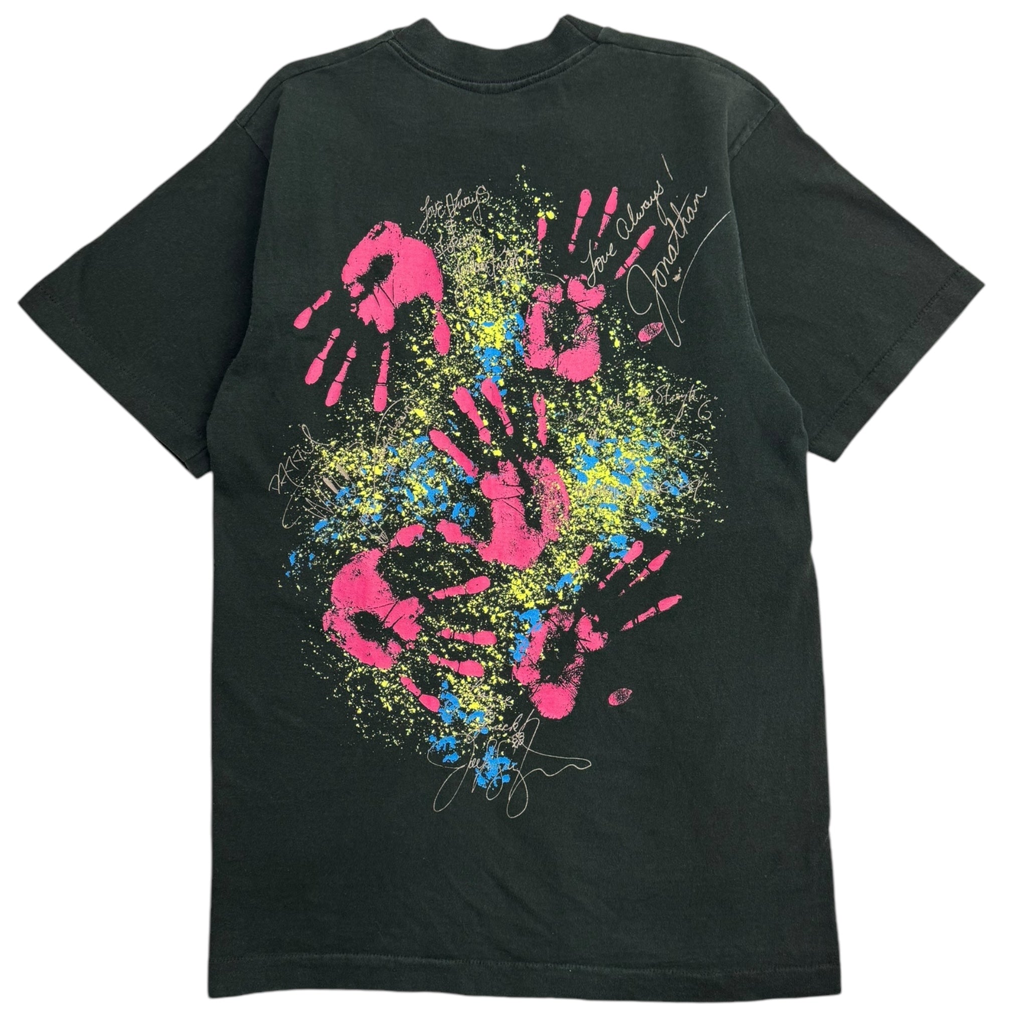 1989 New Kids On The Block Graffiti Tee Black