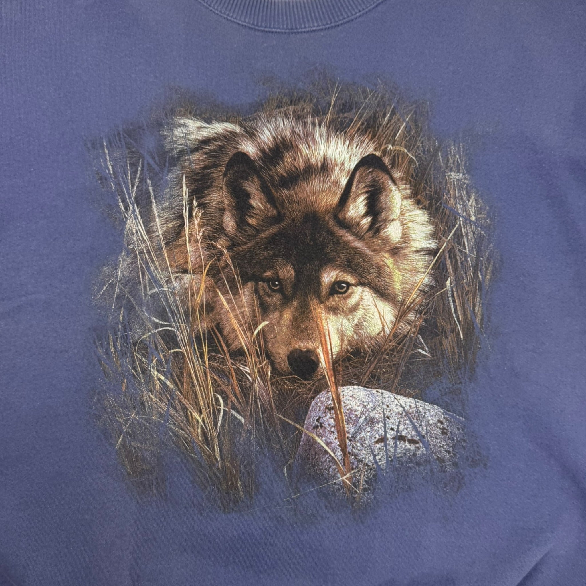 Vintage ‘Wolf In The Brush’ Crewneck