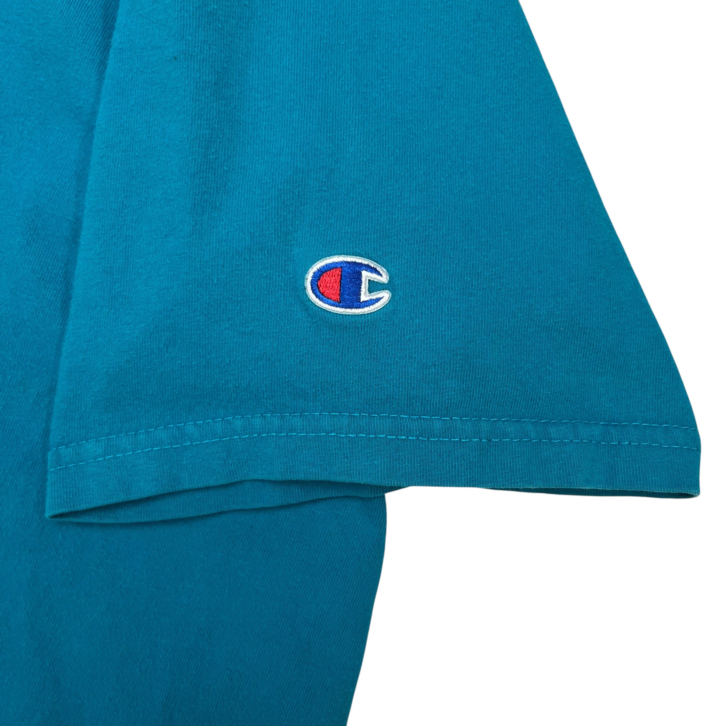 SS19 Supreme x Champion Chrome Tee Blue