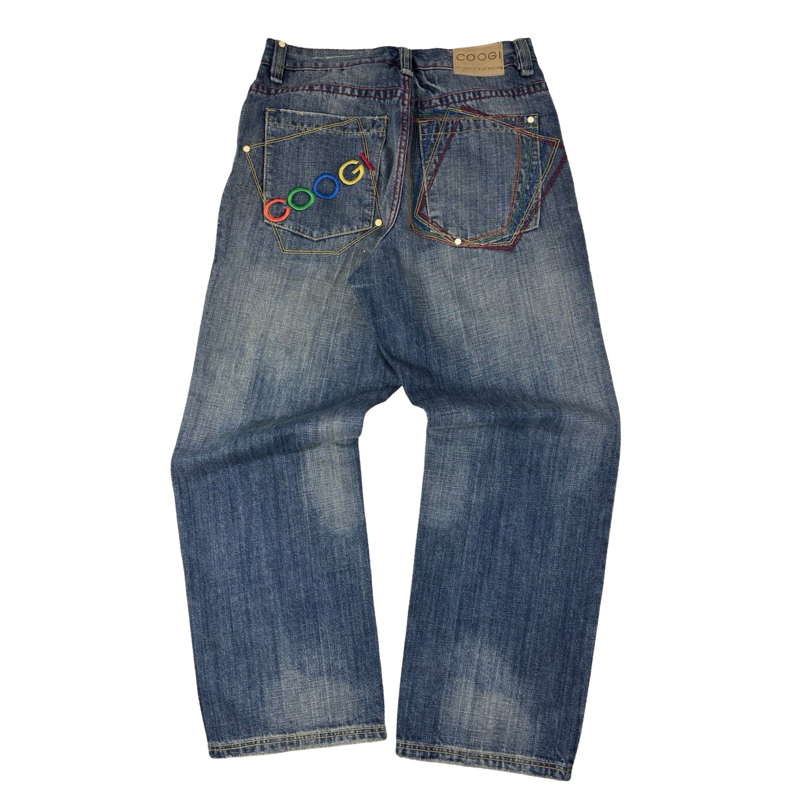 Vintage Y2K Coogi Spell-out Embroidered Denim Bottoms