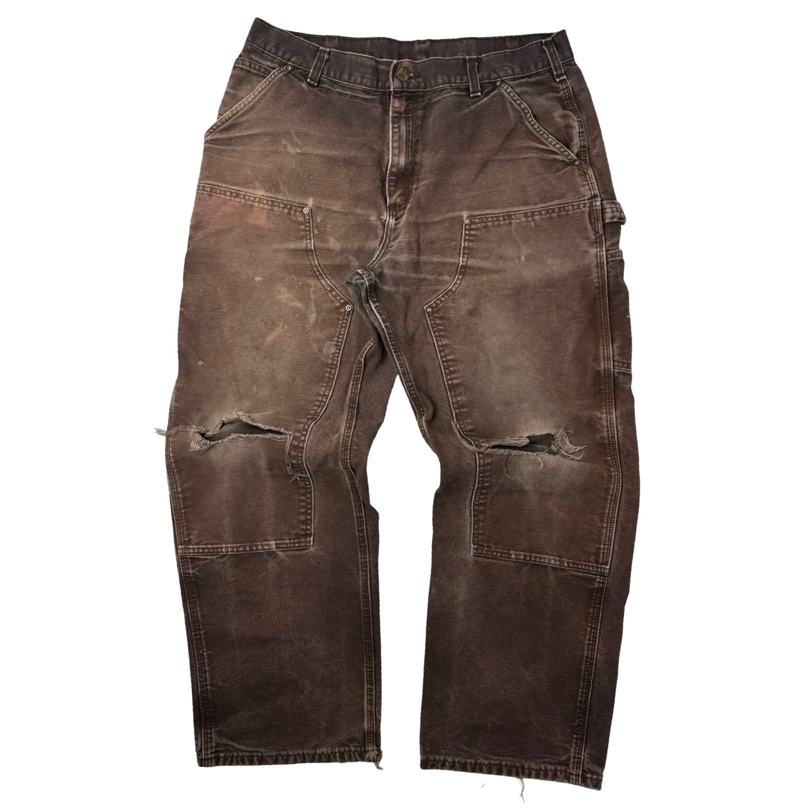 Carhartt Double Knee Pant Distressed Brown