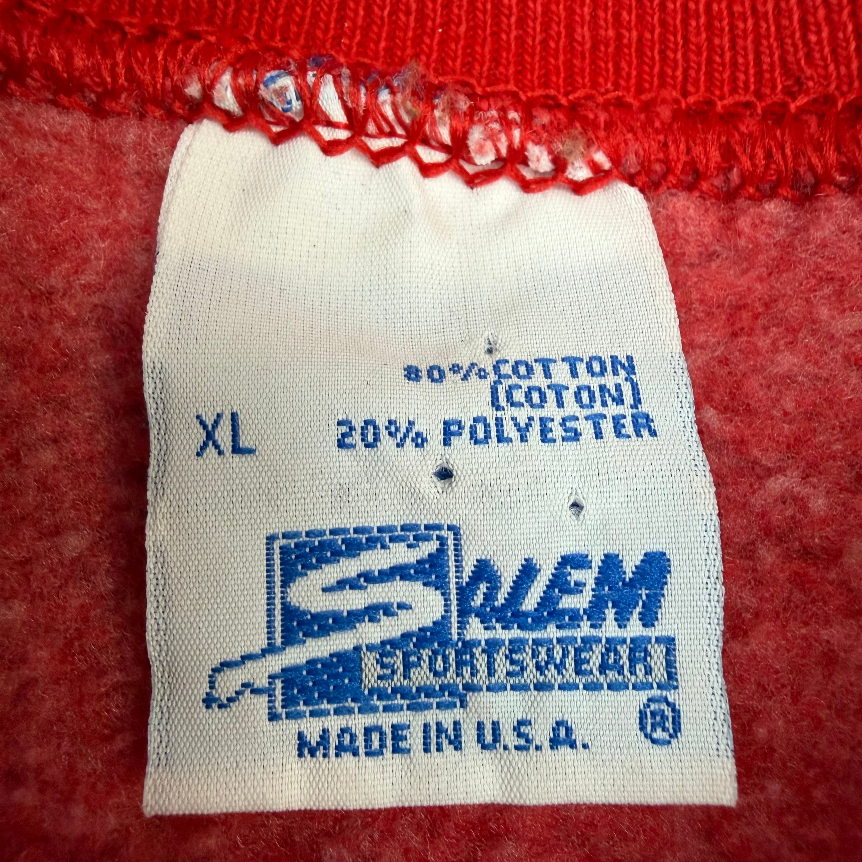 Vintage Houston Rockets Crewneck Red