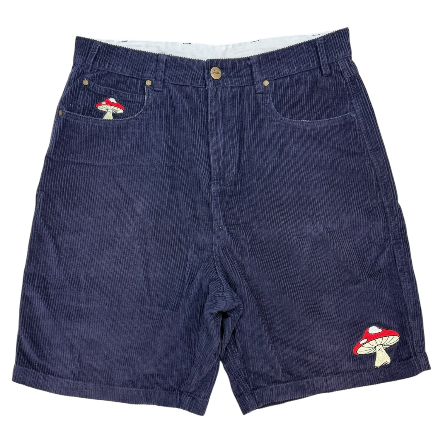 Butter x The Smurfs Mushroom Corduroy Shorts