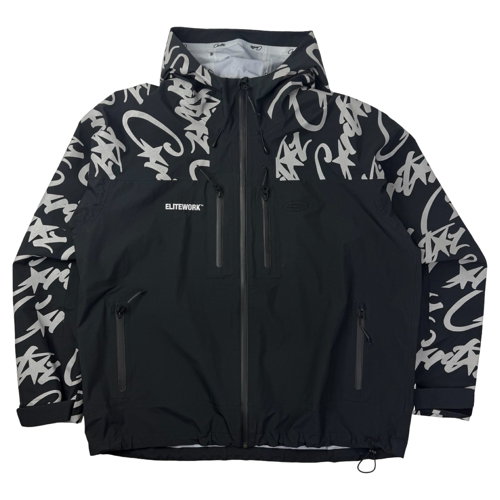 Corteiz Elitework Shell Jacket Black