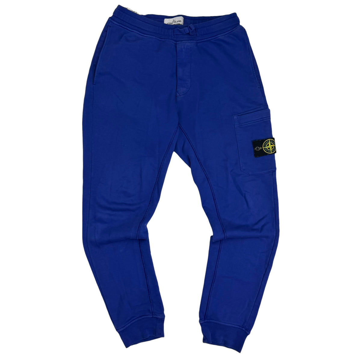 Stone Island Slim Fit Fleece Sweatpants Blue