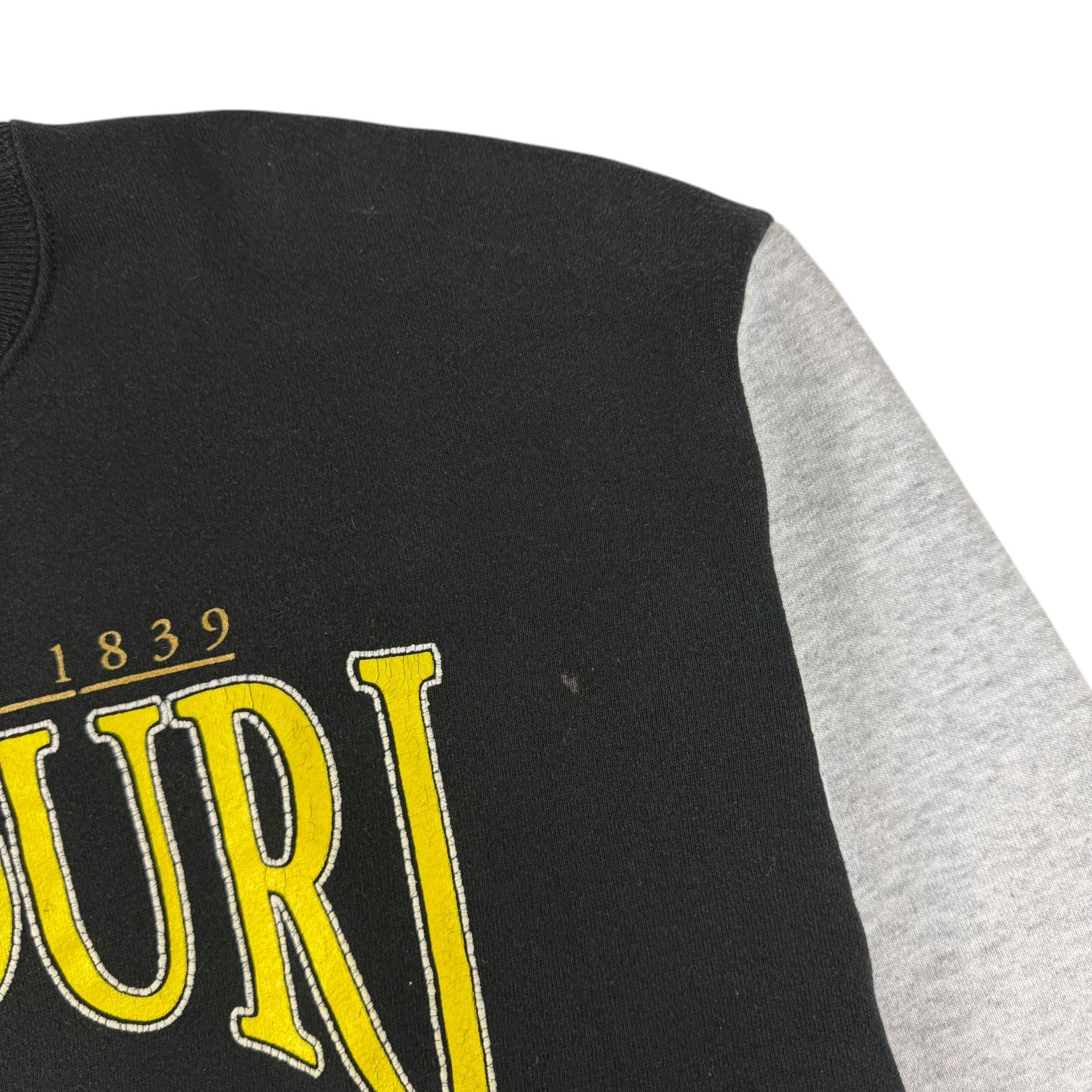 1996 Missouri Tigers Crewneck Black/Grey