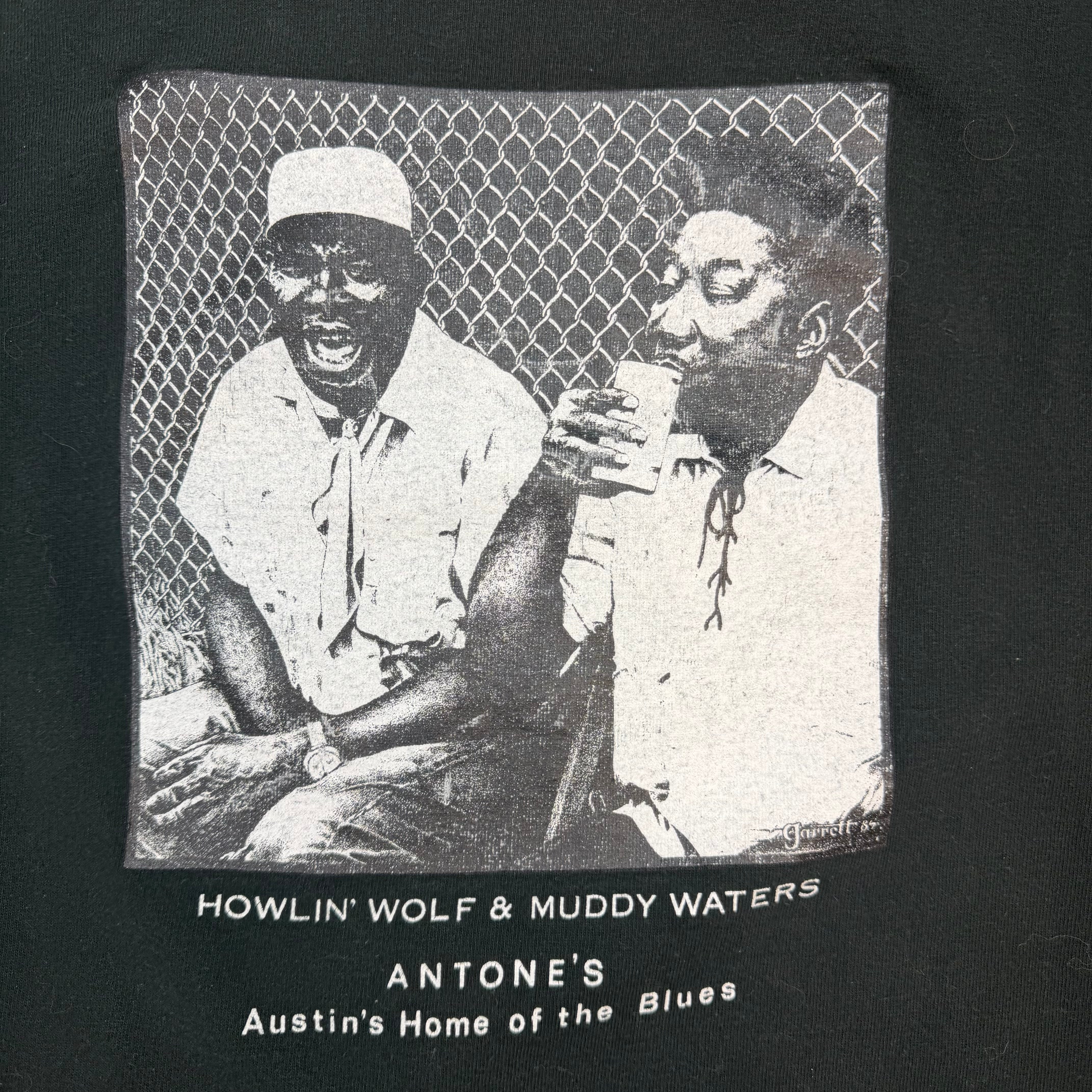 Vintage Austin Anton’s Home Of The Blues Tee Black