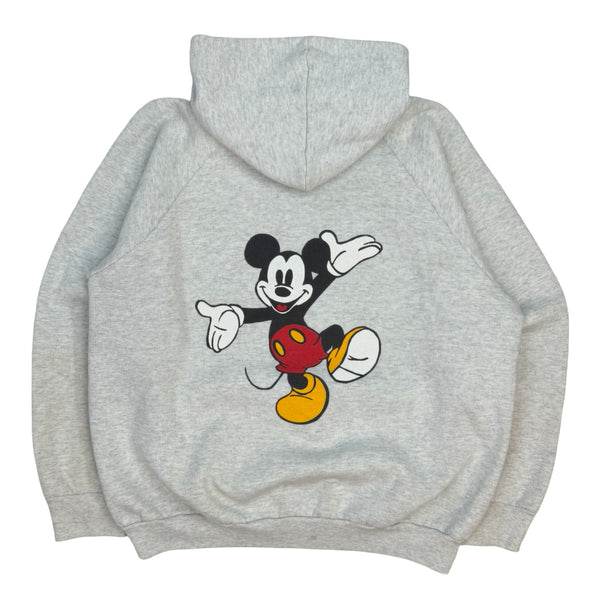 Vintage Mickey Mouse Hoodie Grey