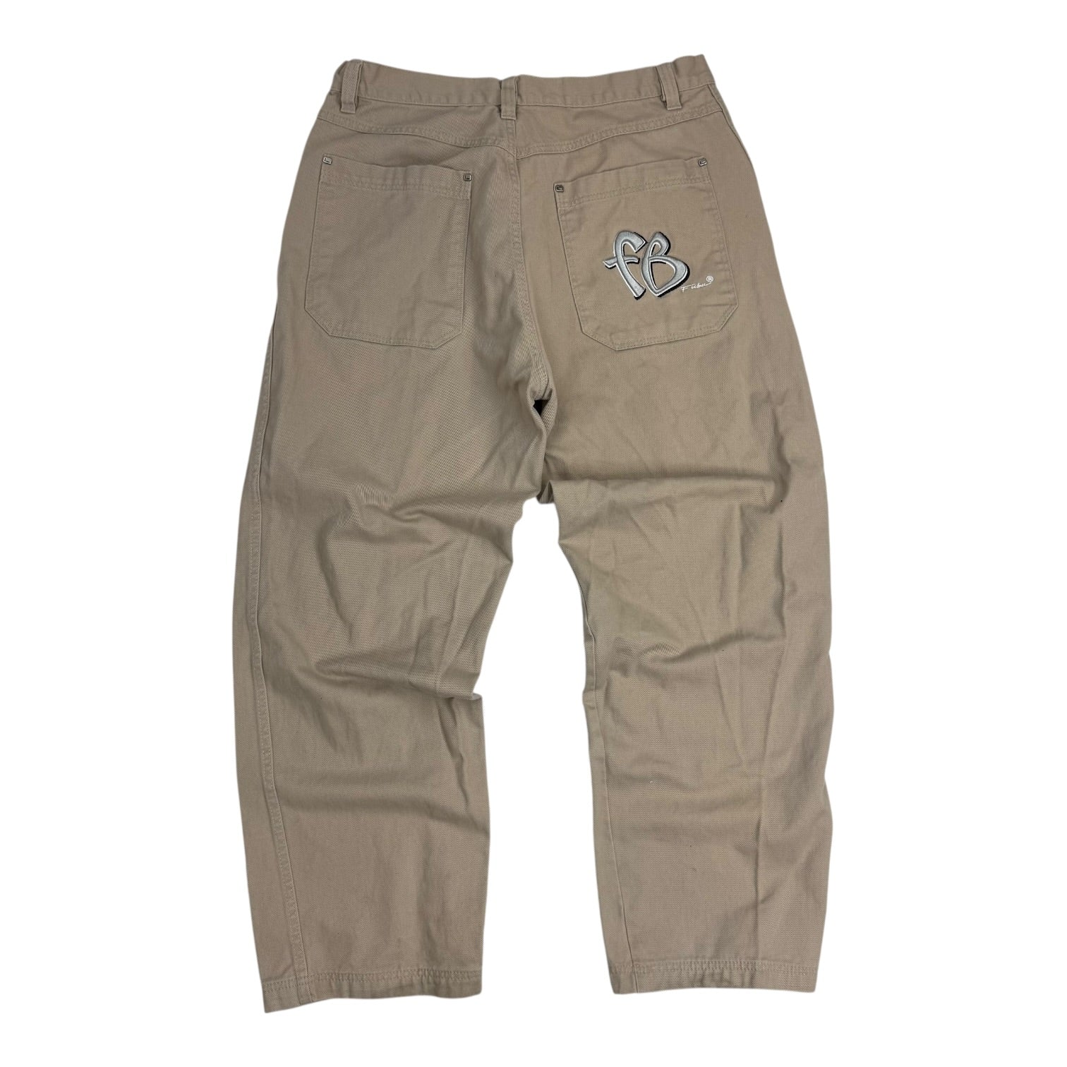 Vintage Fubu Denim Pants Tan