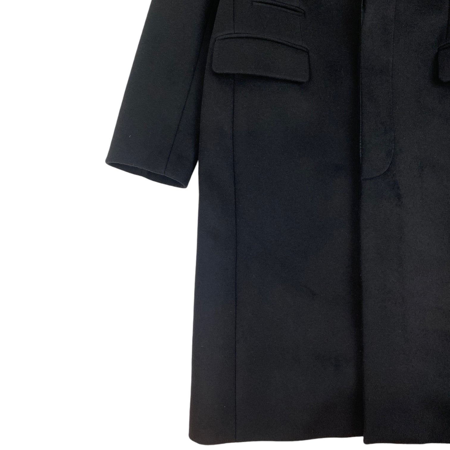 Acne Studios Single Breasted Wool Coat Black