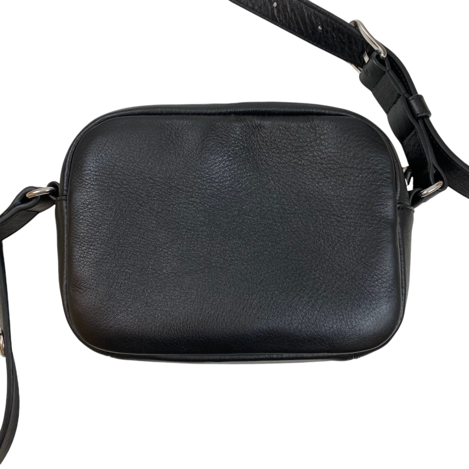 Stüssy SS Link Leather Side Pouch Bag Black