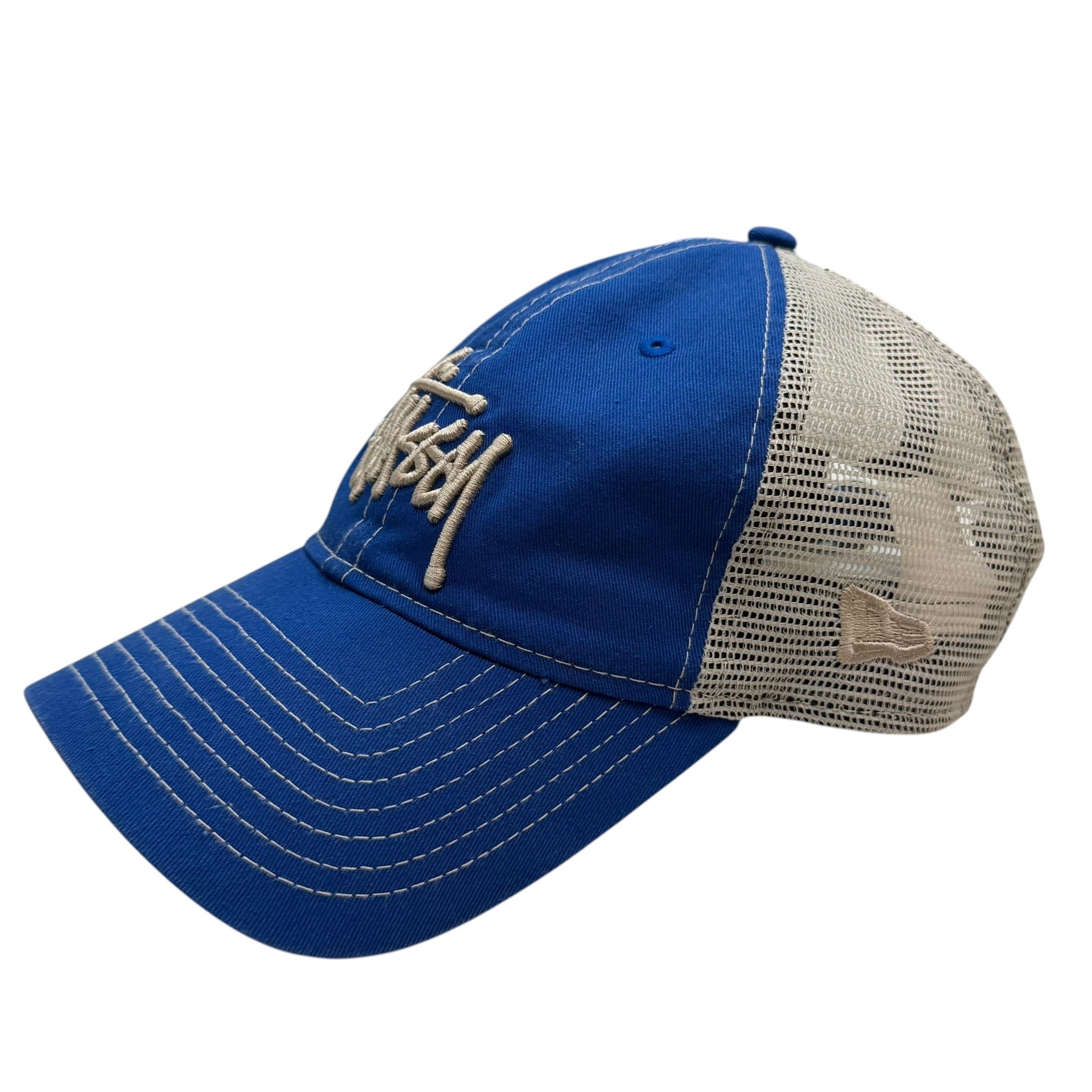Stussy New Era 9Twenty Basic Trucker Hat Bright Royal