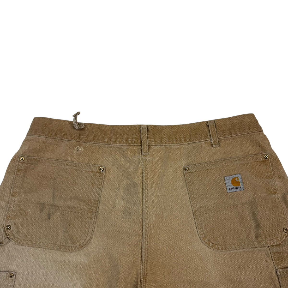 Vintage Carhartt Dungaree Distressed Pants Tan