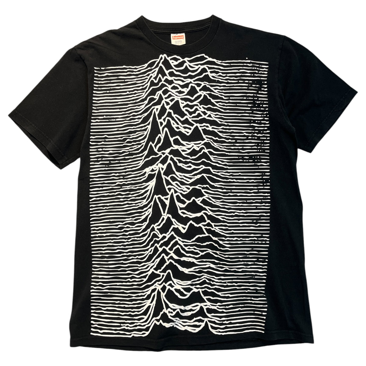 Supreme x Peter Saville Joy Division "Unknown Pleasures" Tee