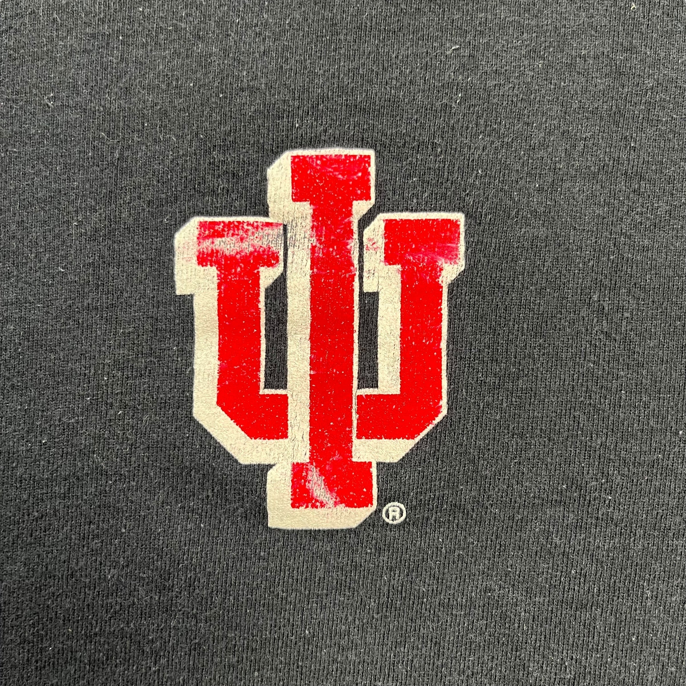 Vintage Indiana University Hoosiers Crewneck Black
