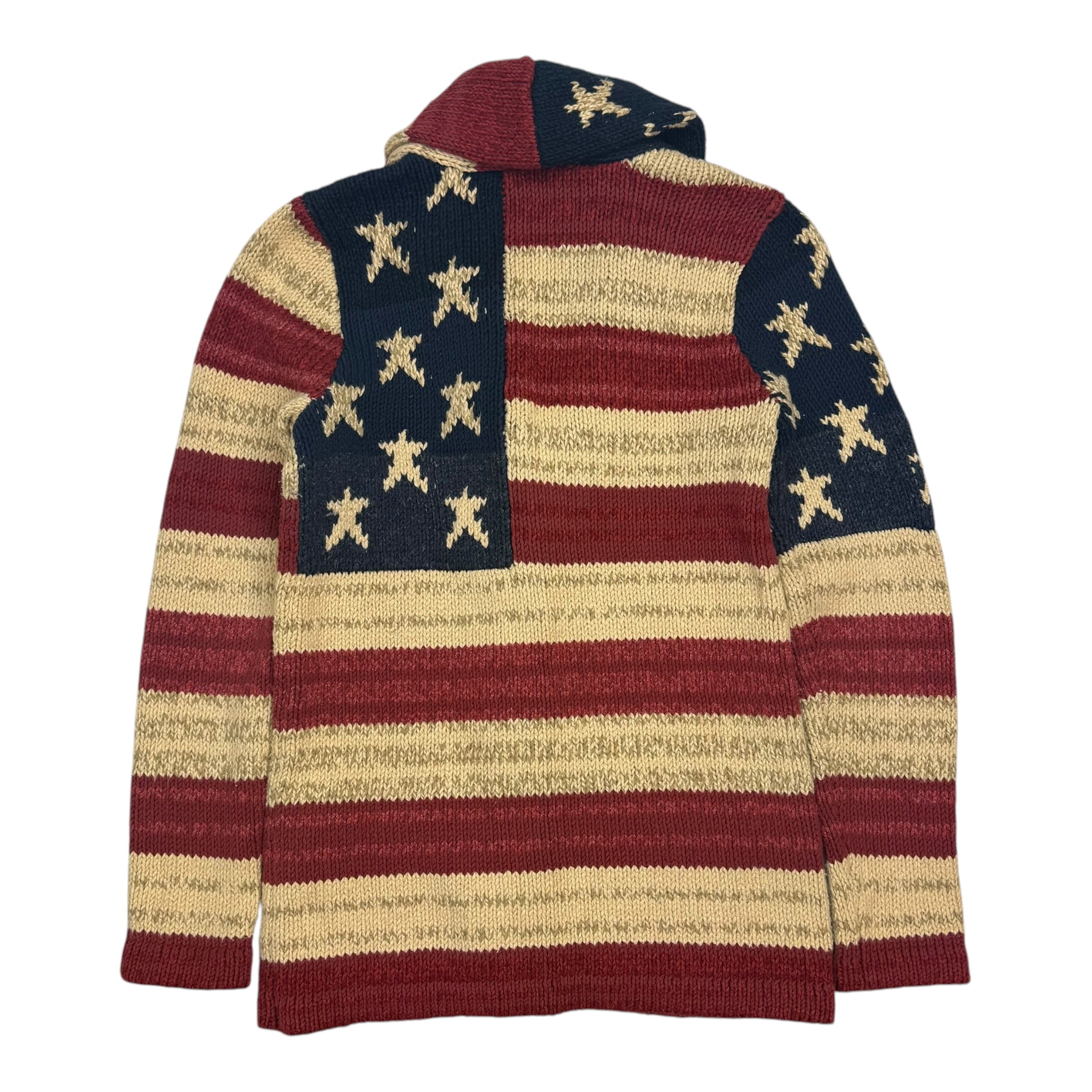 Vintage Ralph Lauren Denim & Supply American Flag Cardigan