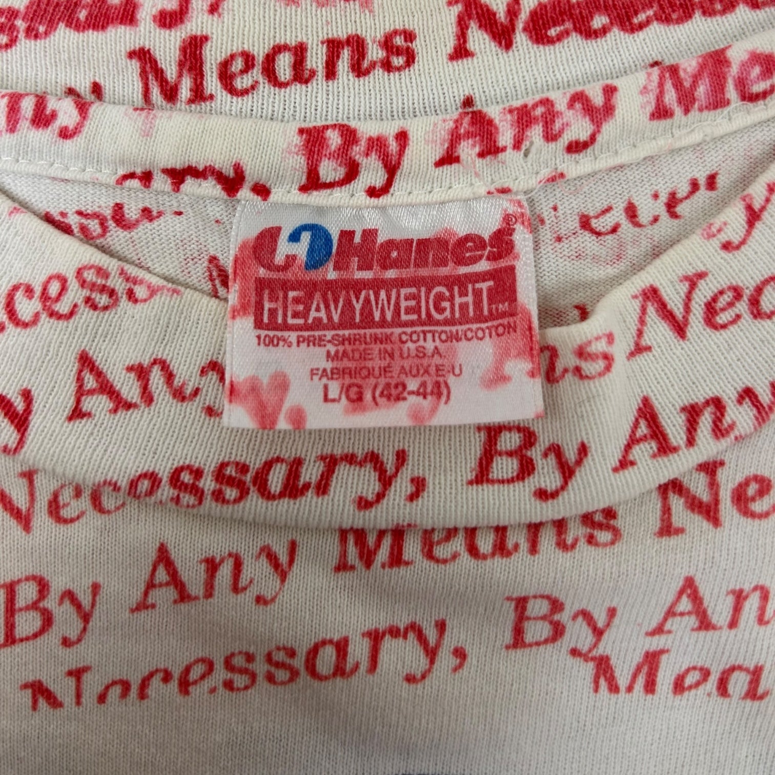 Vintage Malcolm X By All Means Necessary AOP T-Shirt