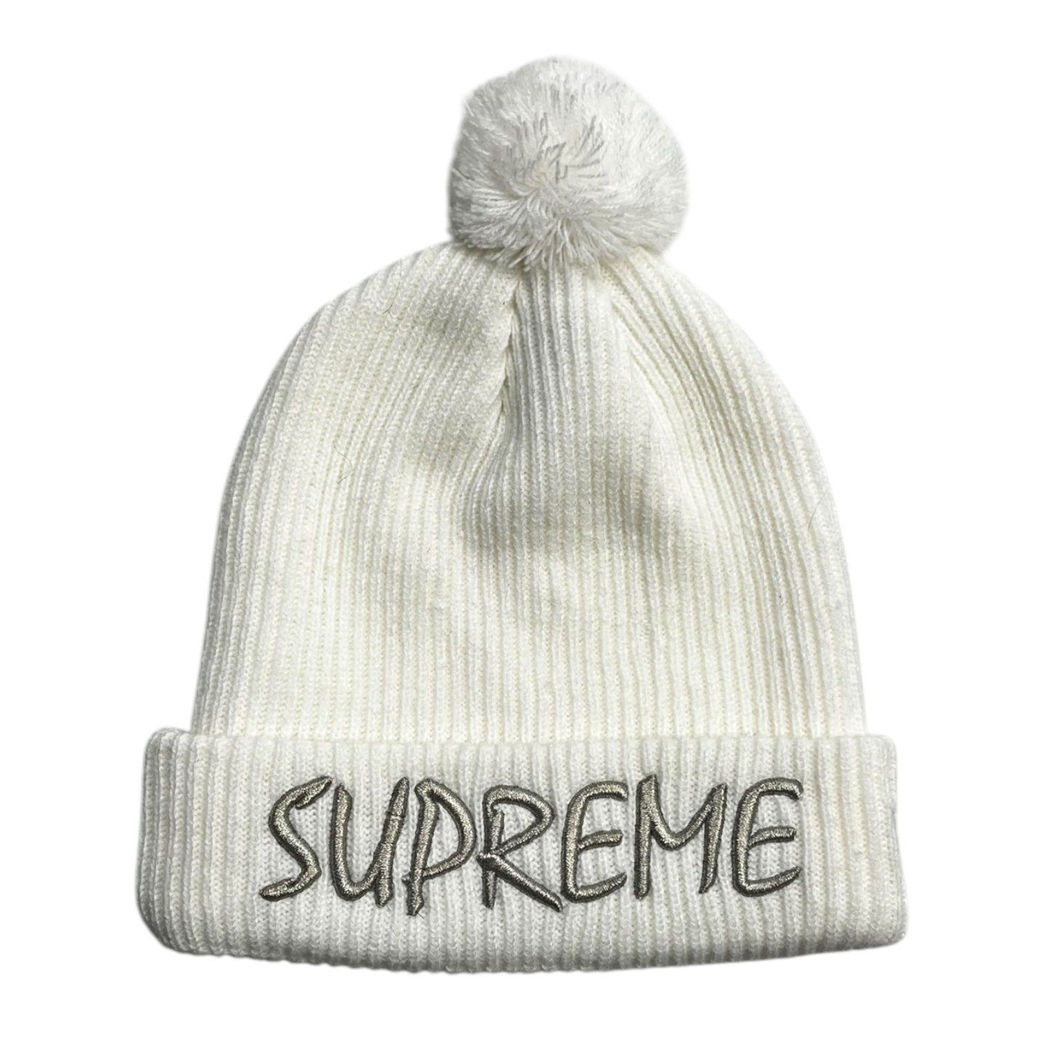 Supreme x New Era Beanie Mini Bogo White