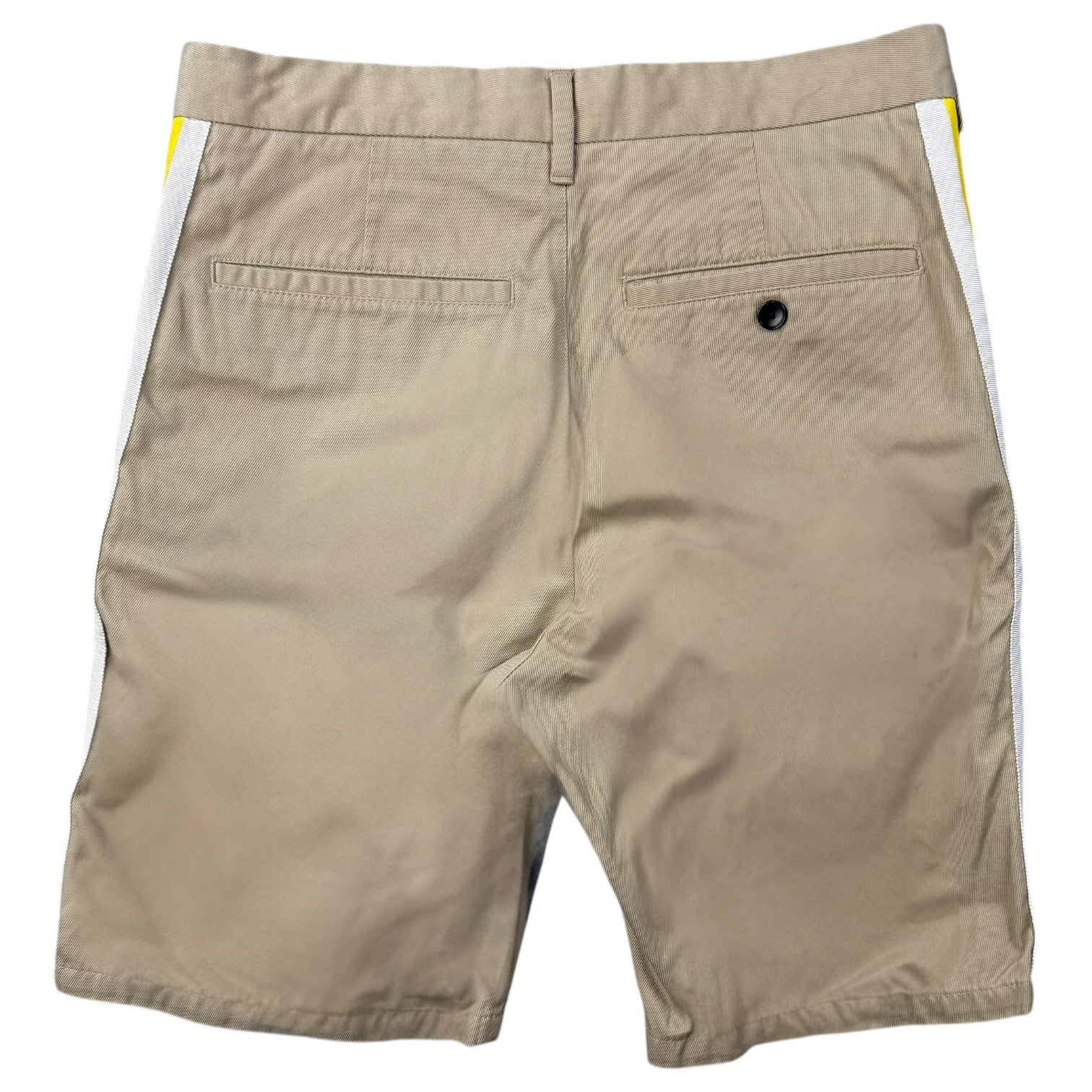 Acne Studios Gere Stripe Shorts Tan