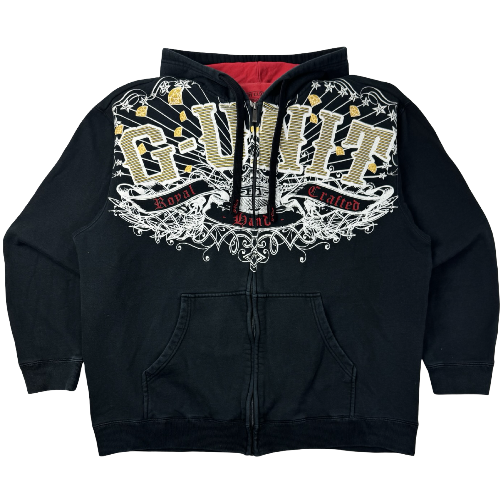 Vintage Y2K G-Unit “Royal Hand Crafted” Zip Up Hoodie