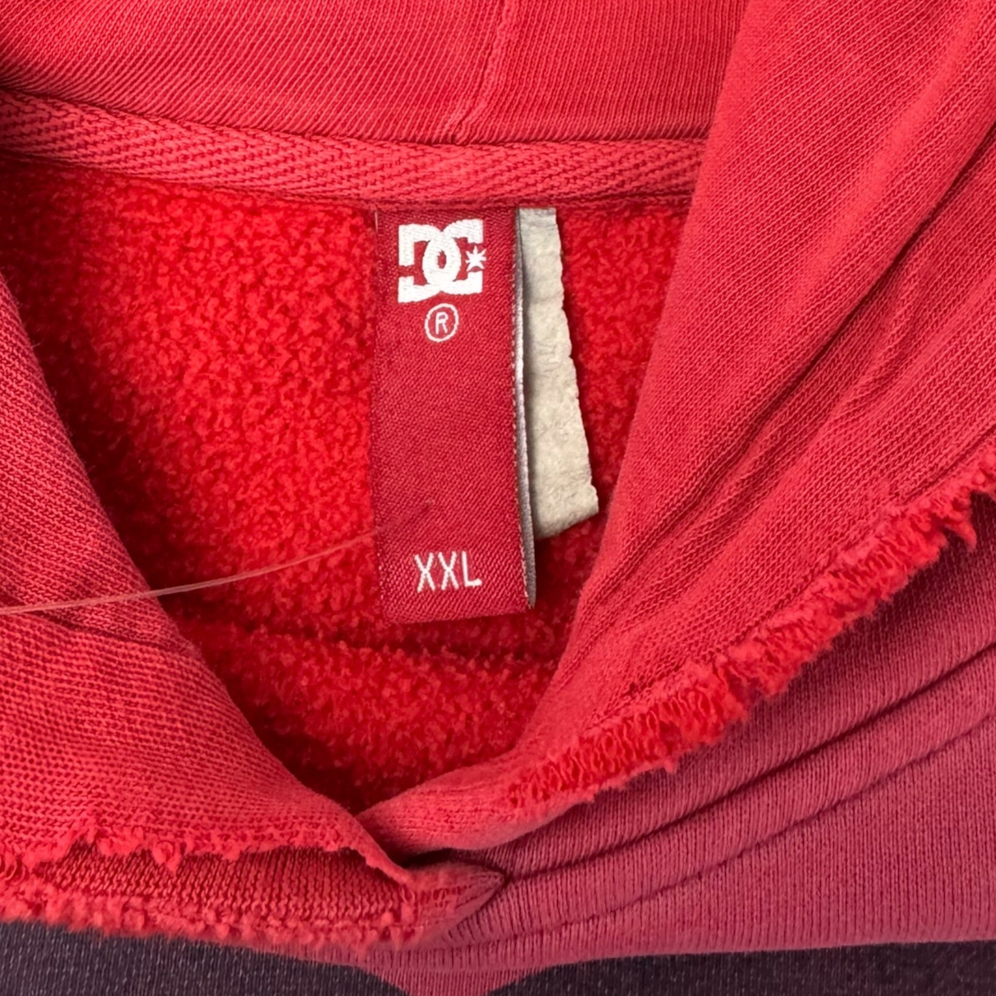 Vintage DC Shoe Co. Hoodie Faded Red