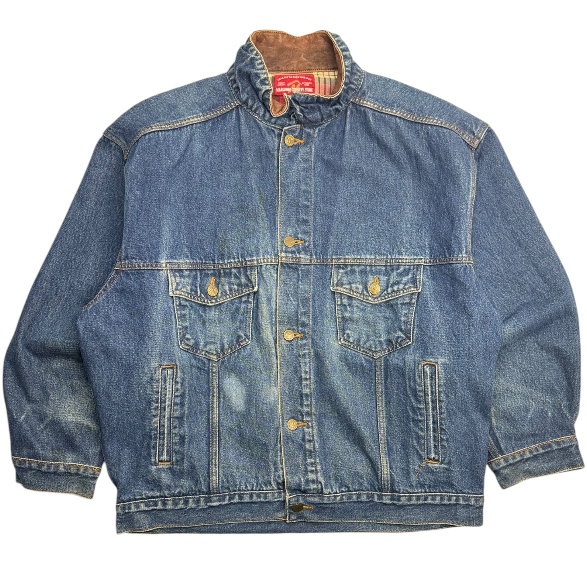 Vintage Marlboro Country Denim Chore Jacket