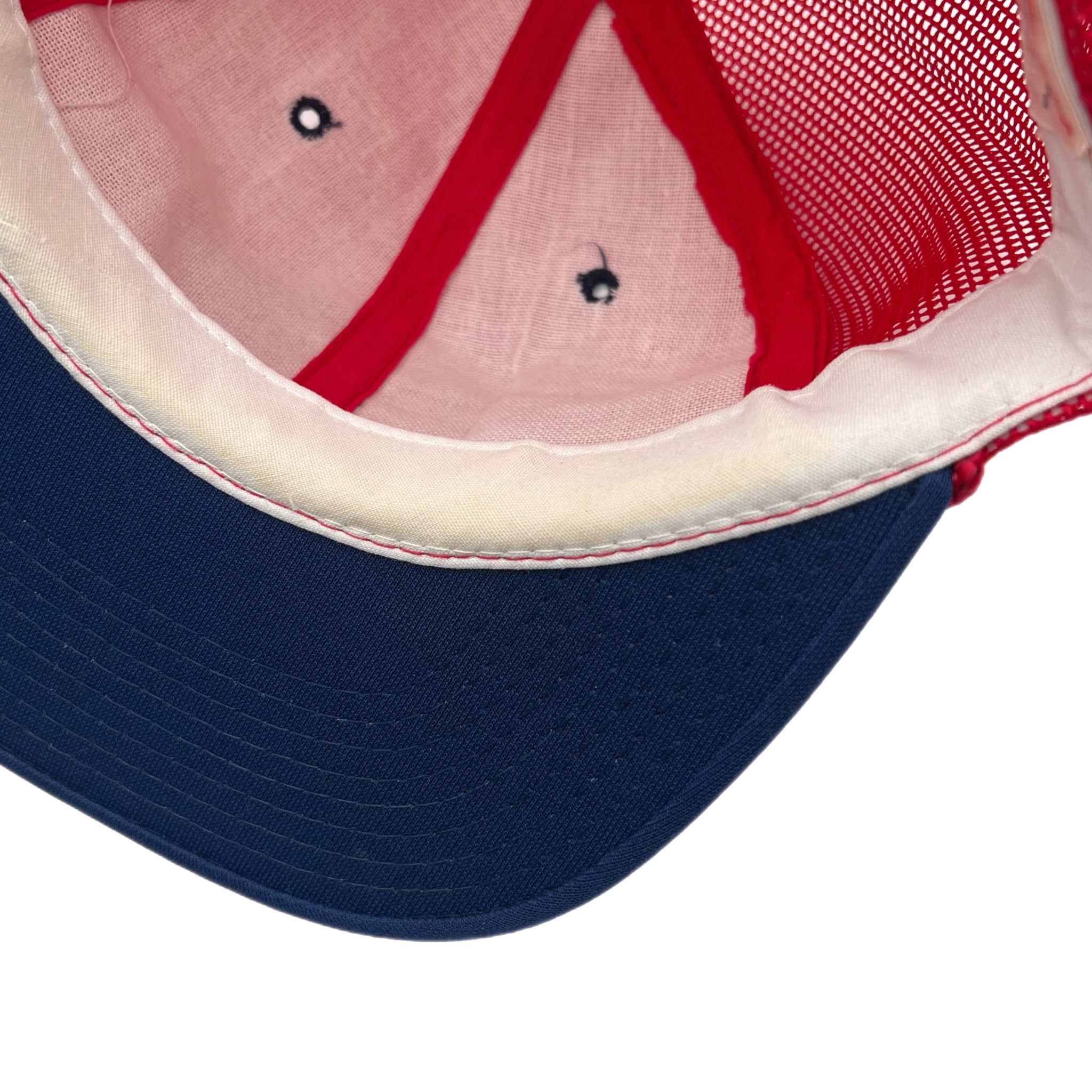 1988 SuperBowl XXII Sports Specialties Trucker Hat Red/Navy