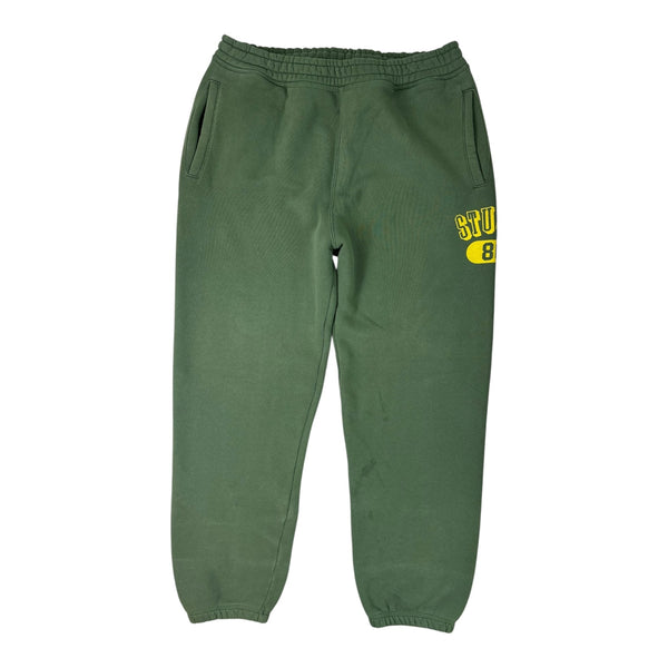 Stussy 80 Fleece Sweatpant Pine Green