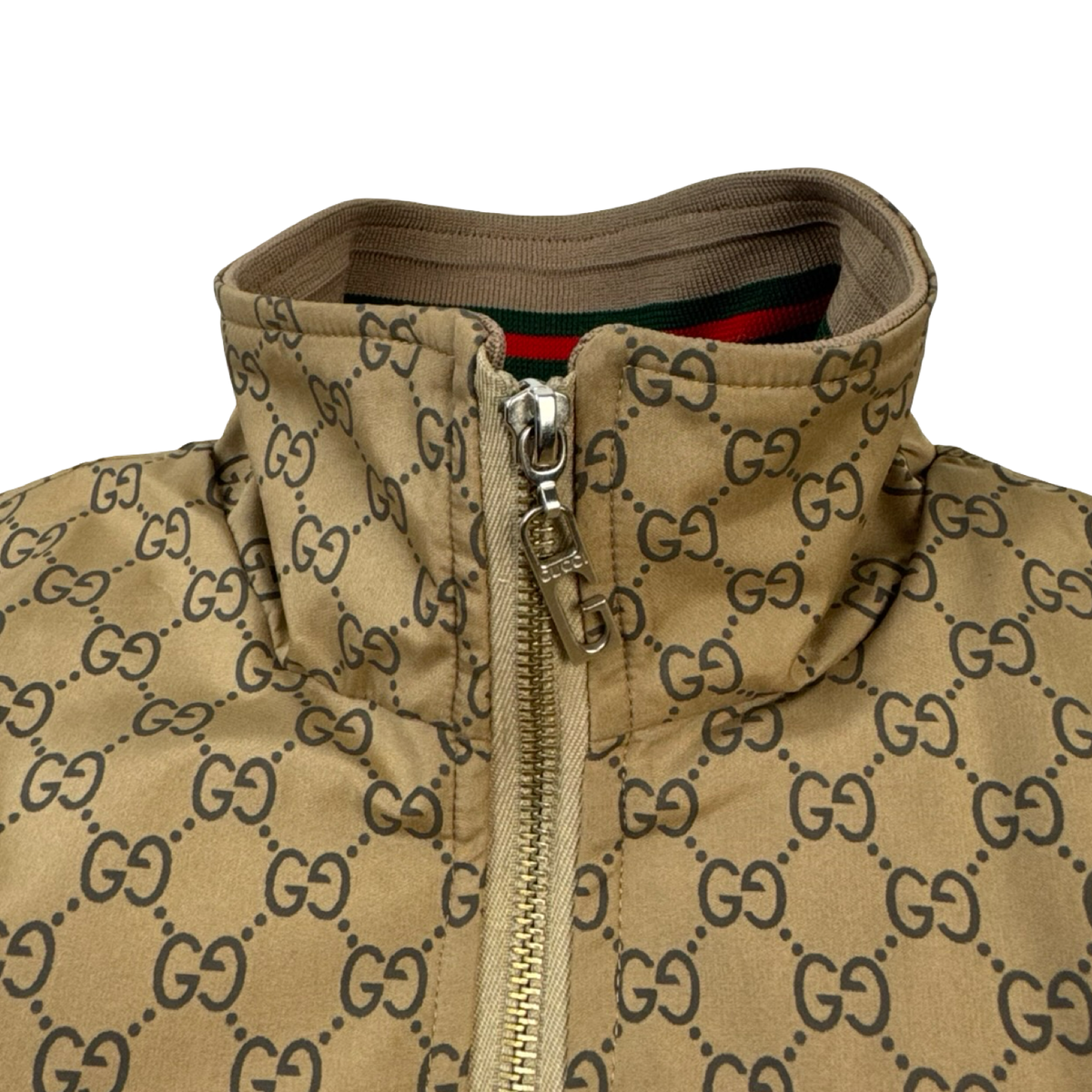 Gucci Monogrammed Cotton-Blend Canvas Bomber Jacket