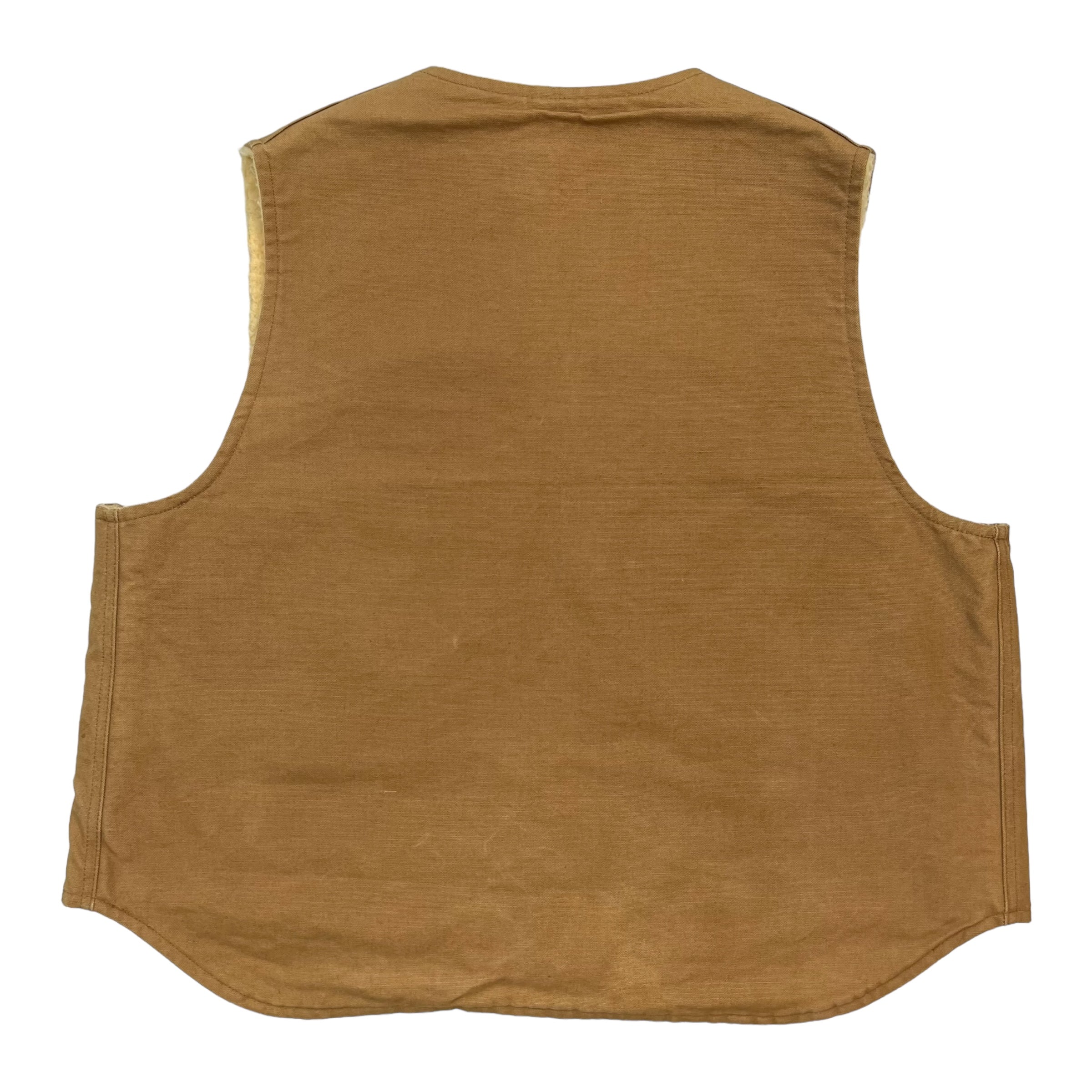 60’s Carhartt Sherpa Lined Vest Brown