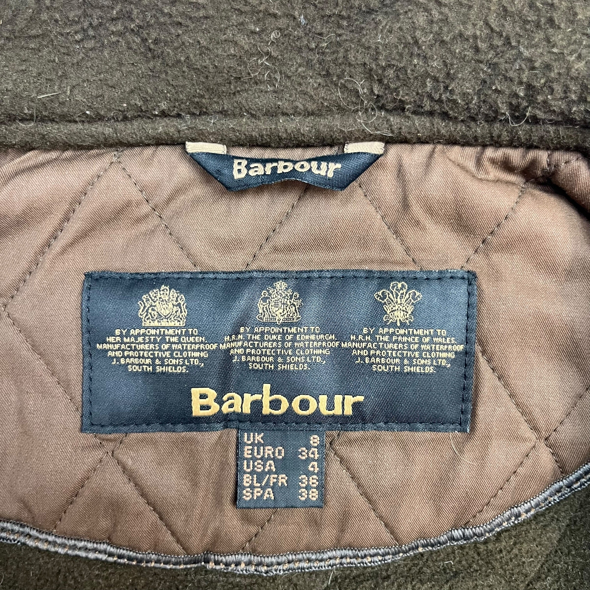 (W) Barbour Polar Quilted Jacket Brown