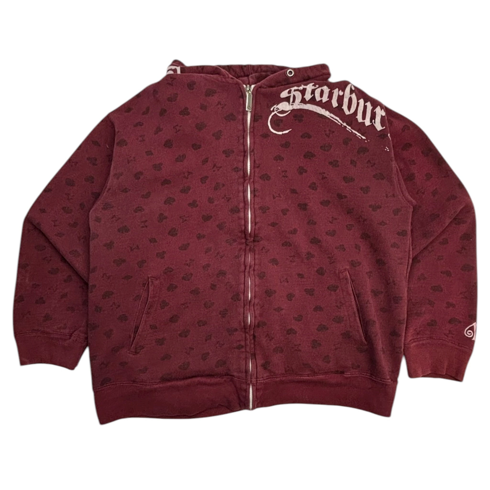 Vintage Starbury Activewear Full-Zip Hoodie