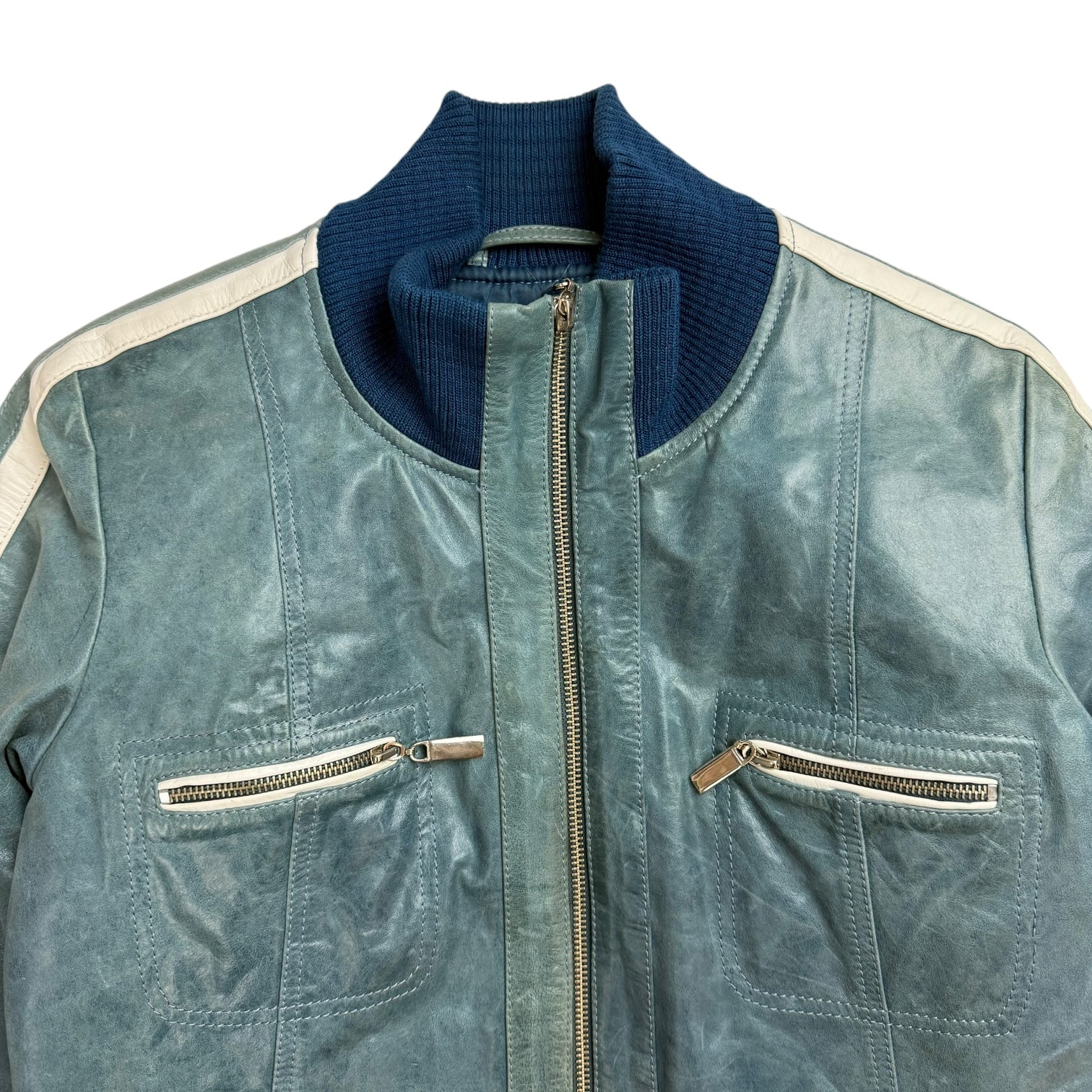 Vintage Women’s Danier Leather Jacket Teal