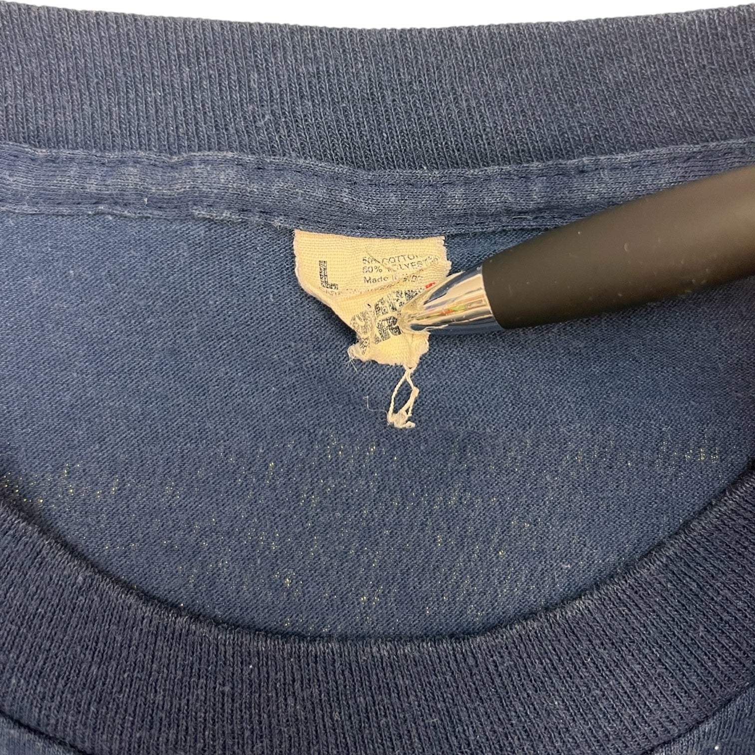 Vintage Jimmy Page The Firm Tee Navy