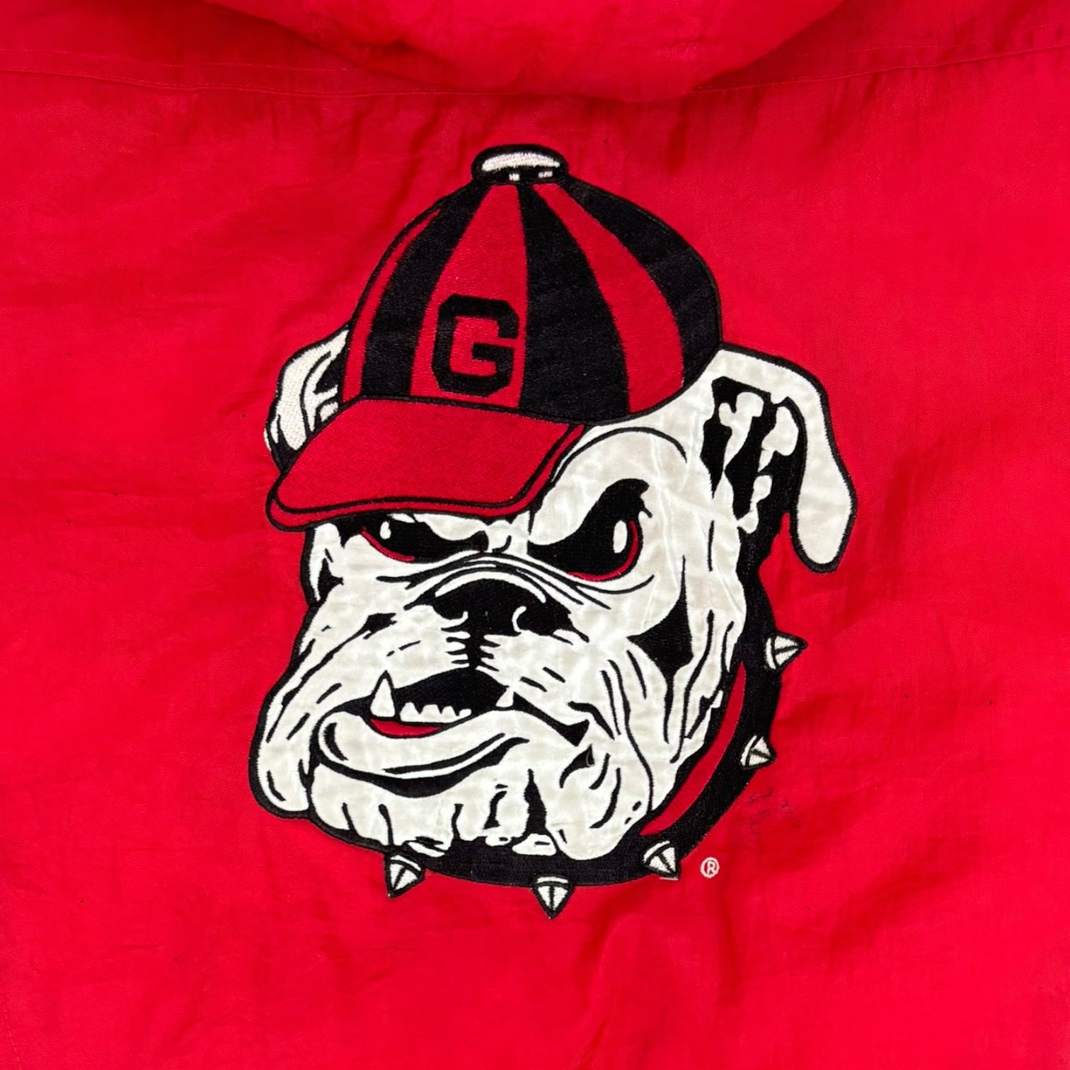 Vintage Starter Georgia Bulldogs Puffer Jacket Red/Black