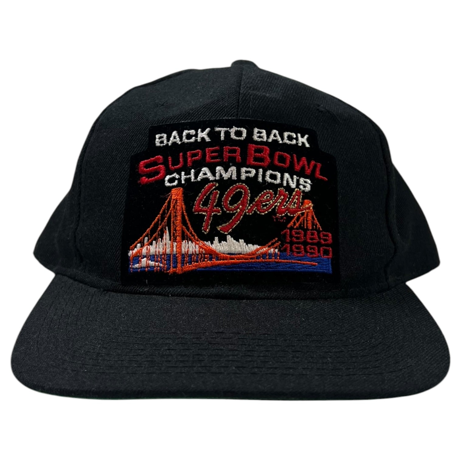 Vintage San Francisco 49ers “Back-to-Back” Hat Black