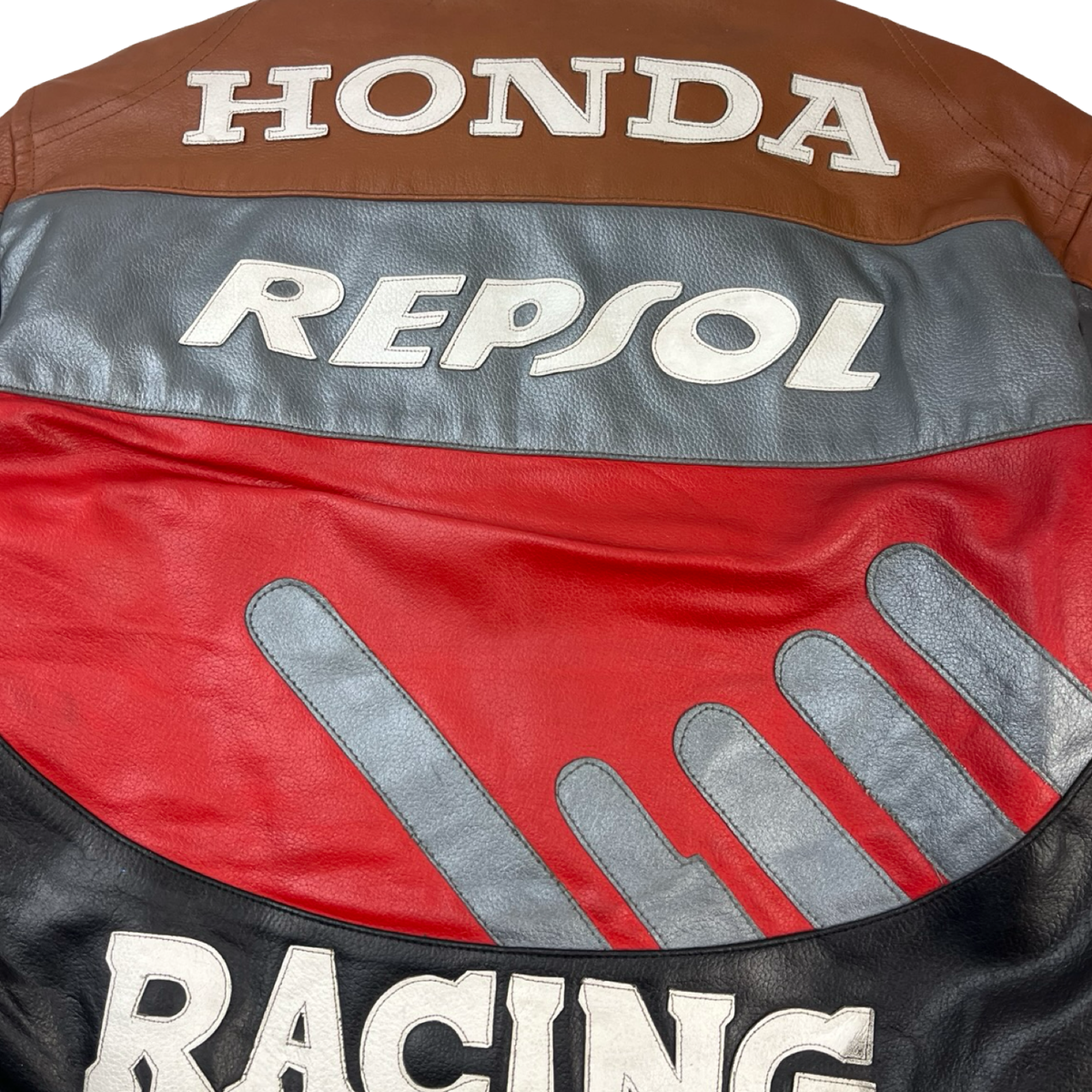 Vintage Repsol Honda Riding Leather Jacket