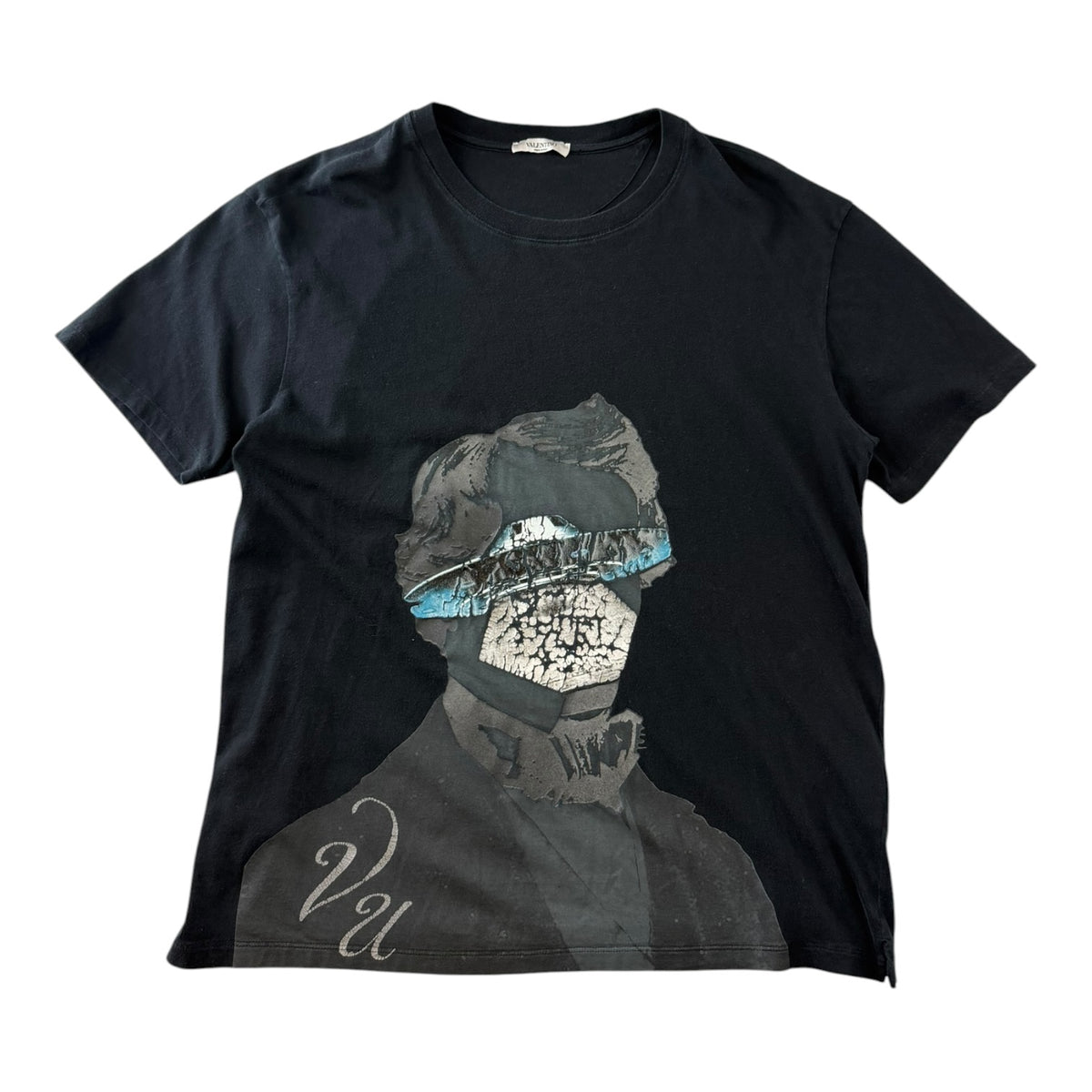 Valentino x Undercover UFO Print T-Shirt Black