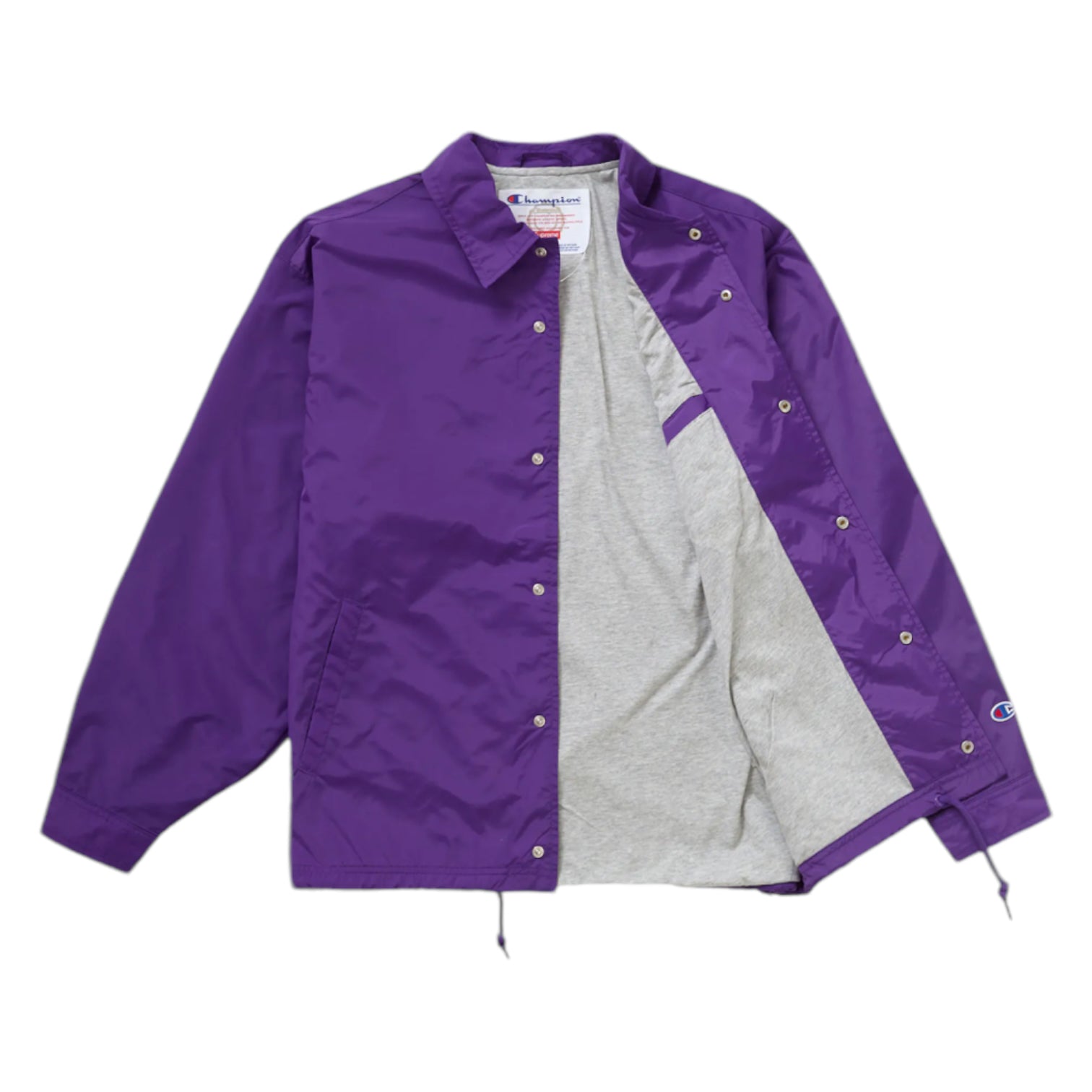 SS24 Supreme x Champion Coaches Jacket Purple