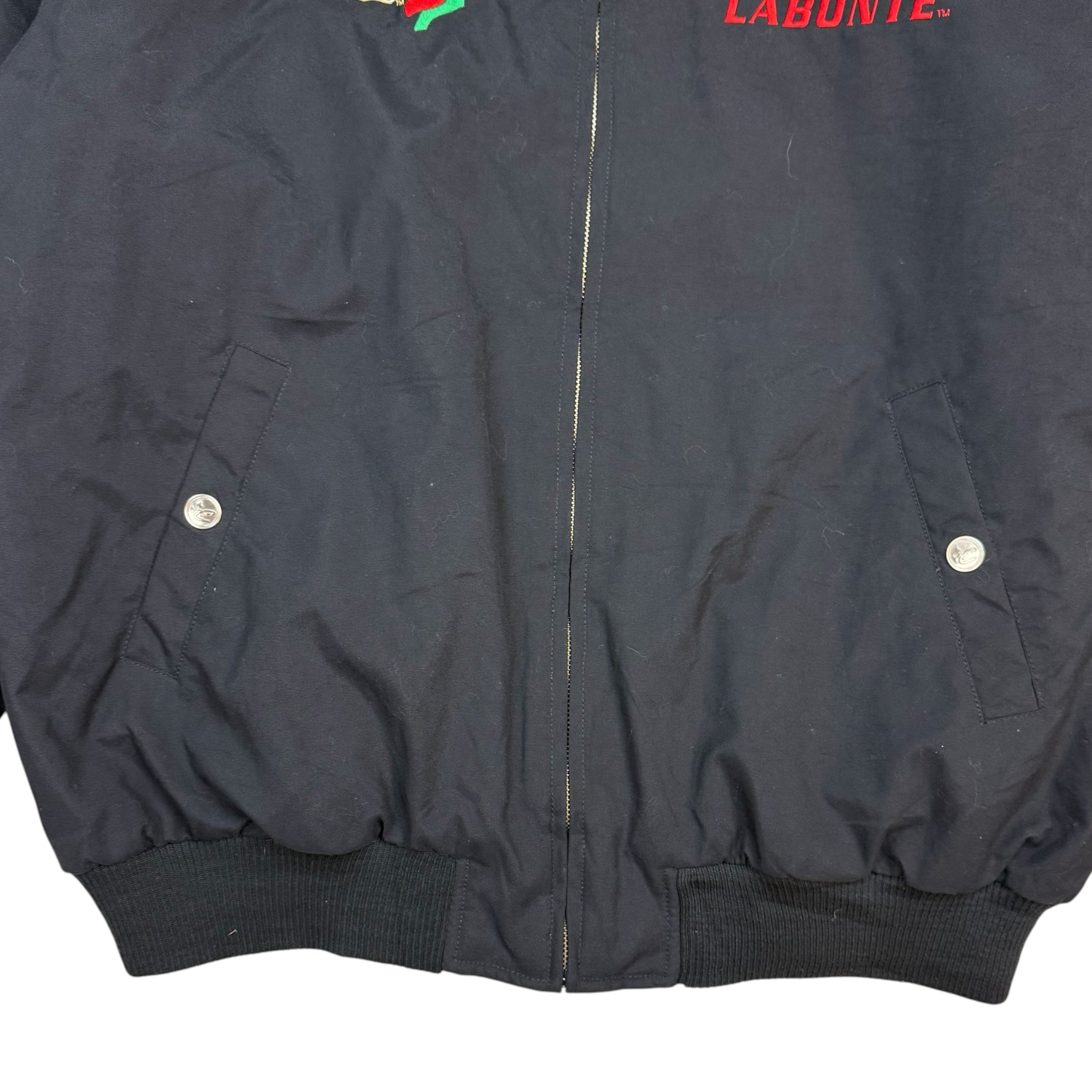 Vintage NASCAR Team Labonte Racing Jacket Black