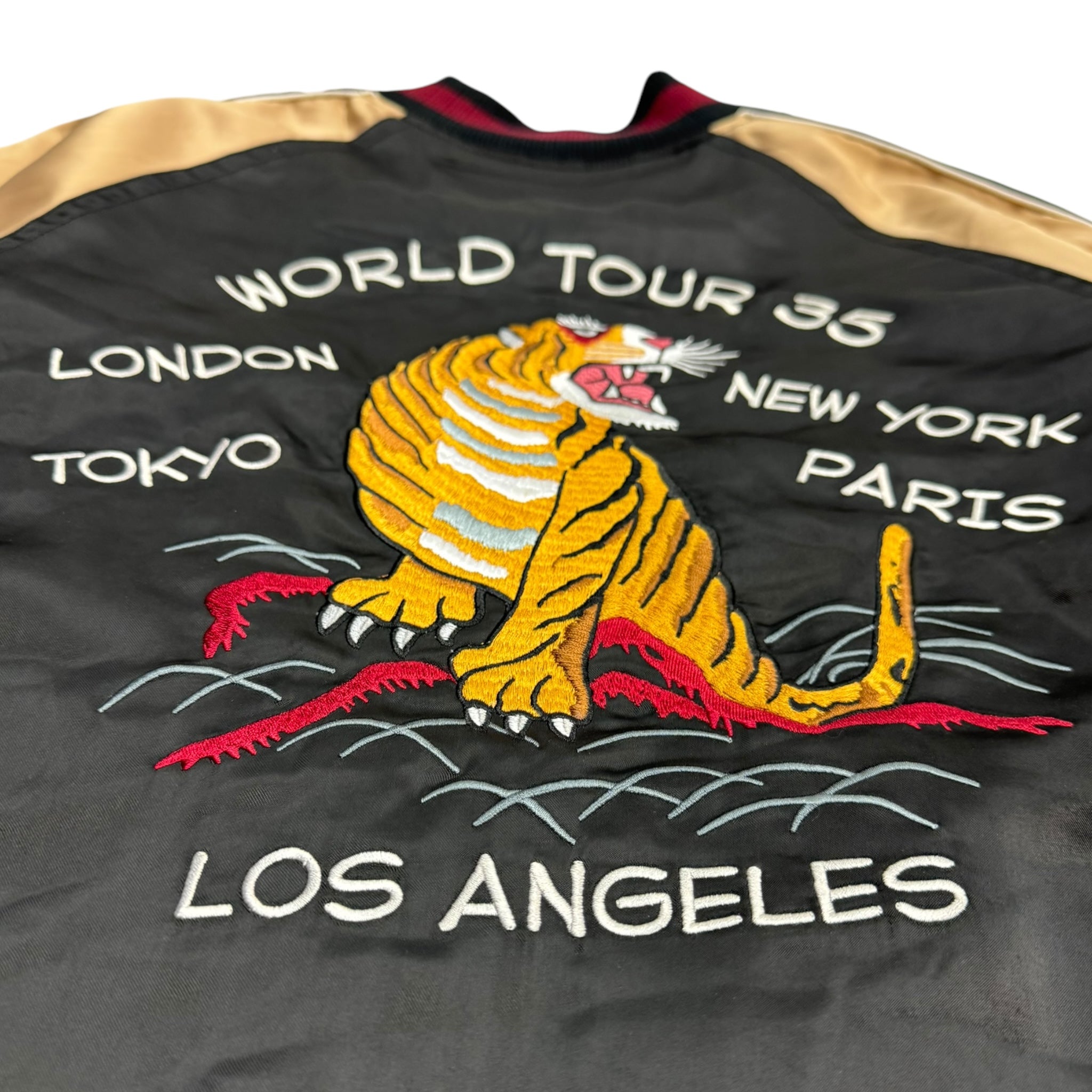 Stüssy Satin World Tour Souvenir Jacket