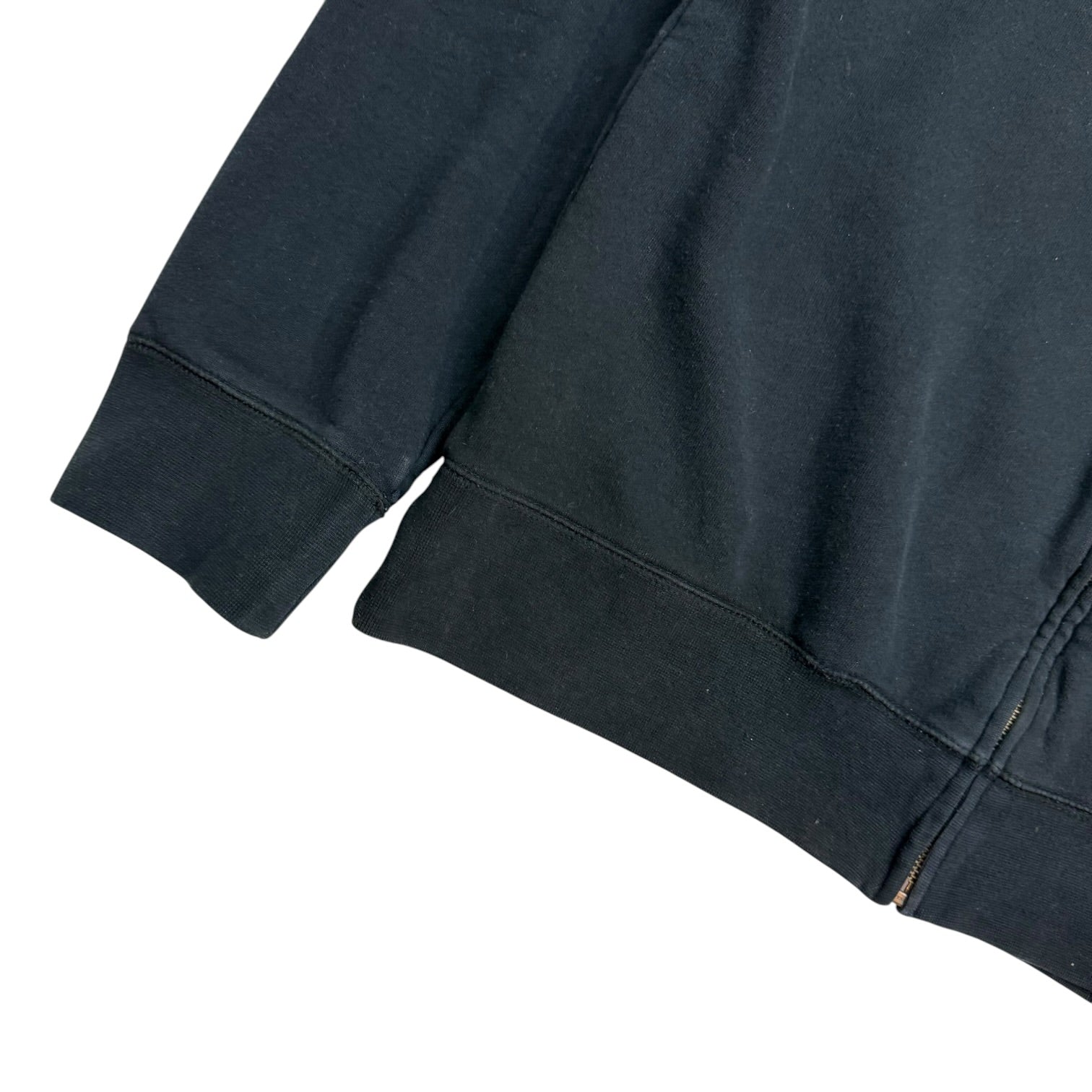 (W) French Connection FCUK Zip Up Sweater Black