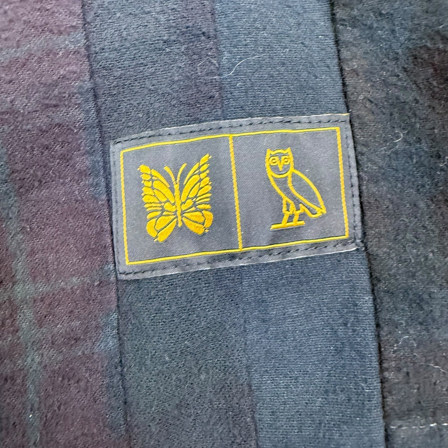 Needles x OVO Rebuild Flannel Purple/Green