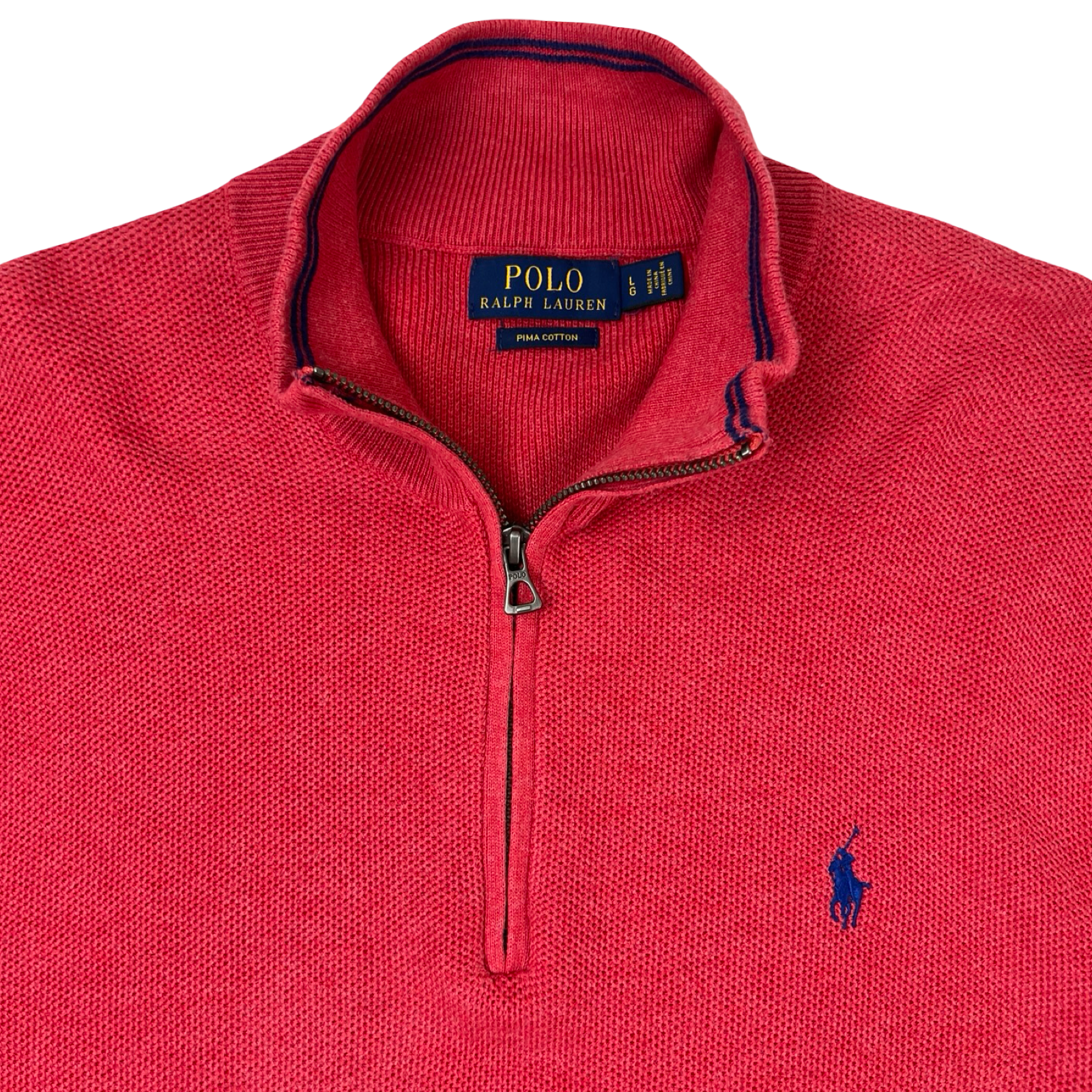 Polo Ralph Lauren Quarter Zip Polo Red