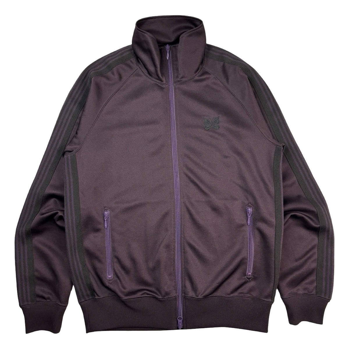 Needles Poly Smooth Track Jacket Dark Purple
